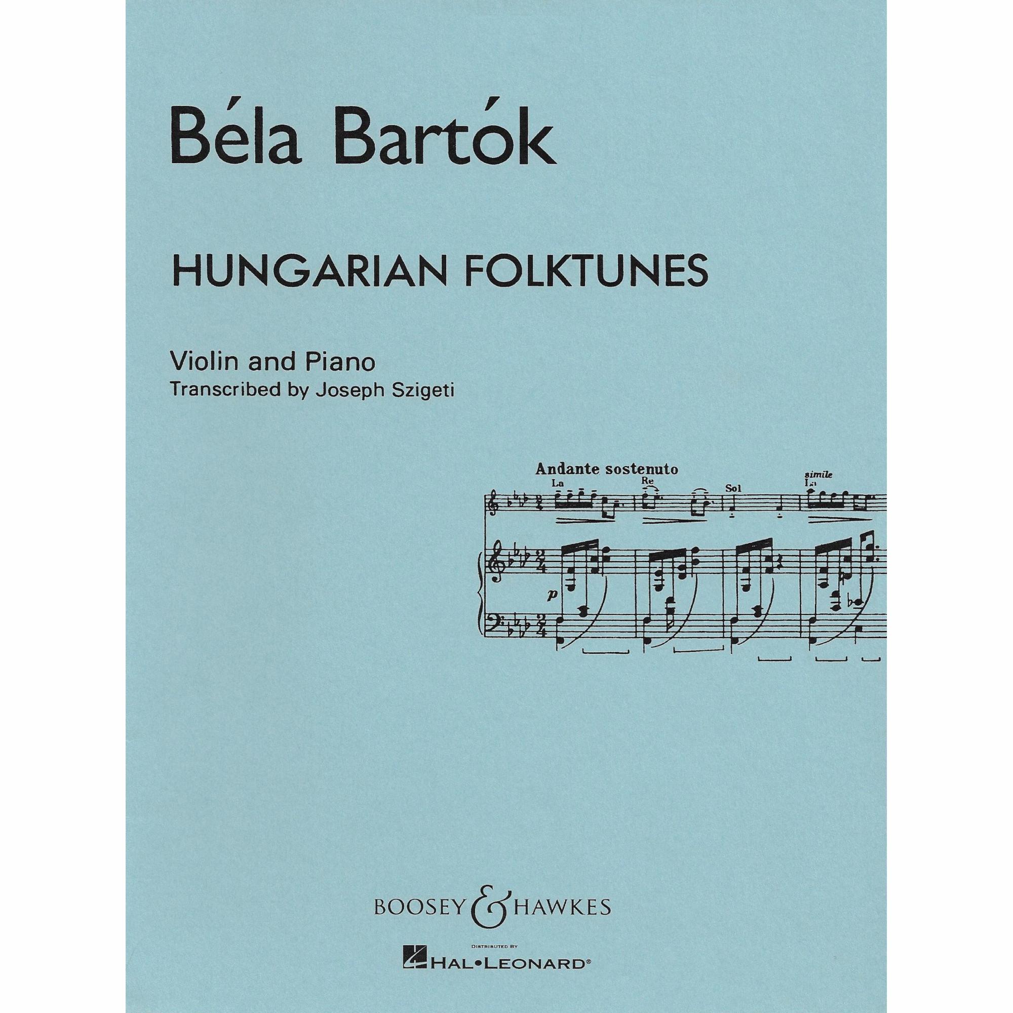 Bartok -- Hungarian Folktunes for Violin and Piano