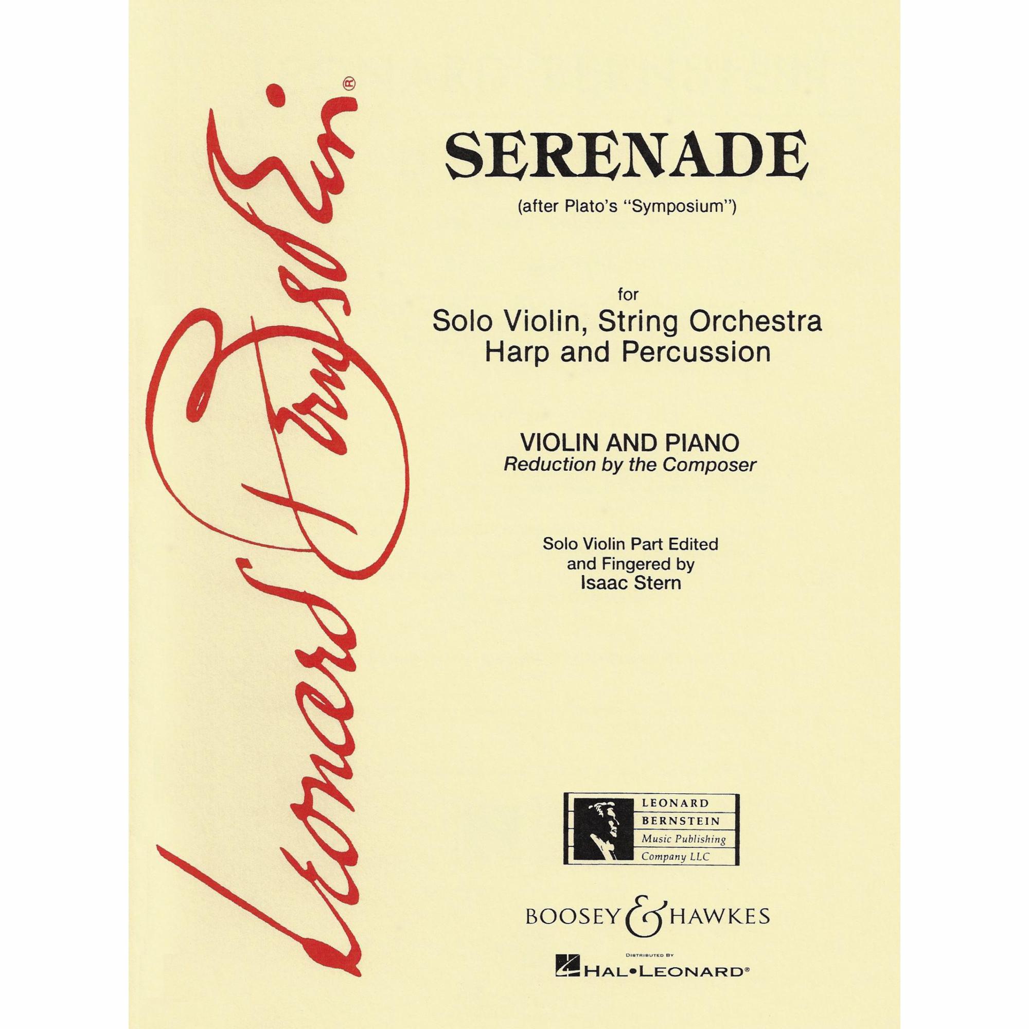 Bernstein -- Serenade, after Plato's Symposium for Violin and Piano