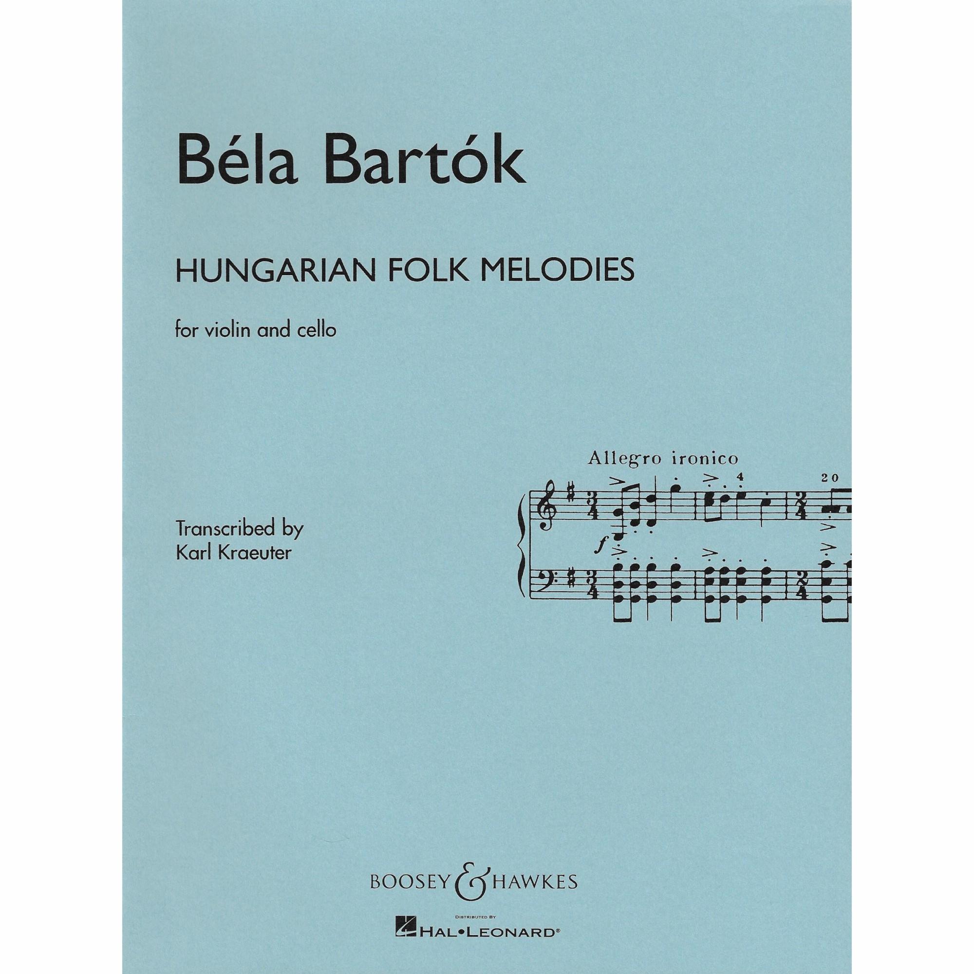Bartok -- Hungarian Folk Melodies for Violin and Cello