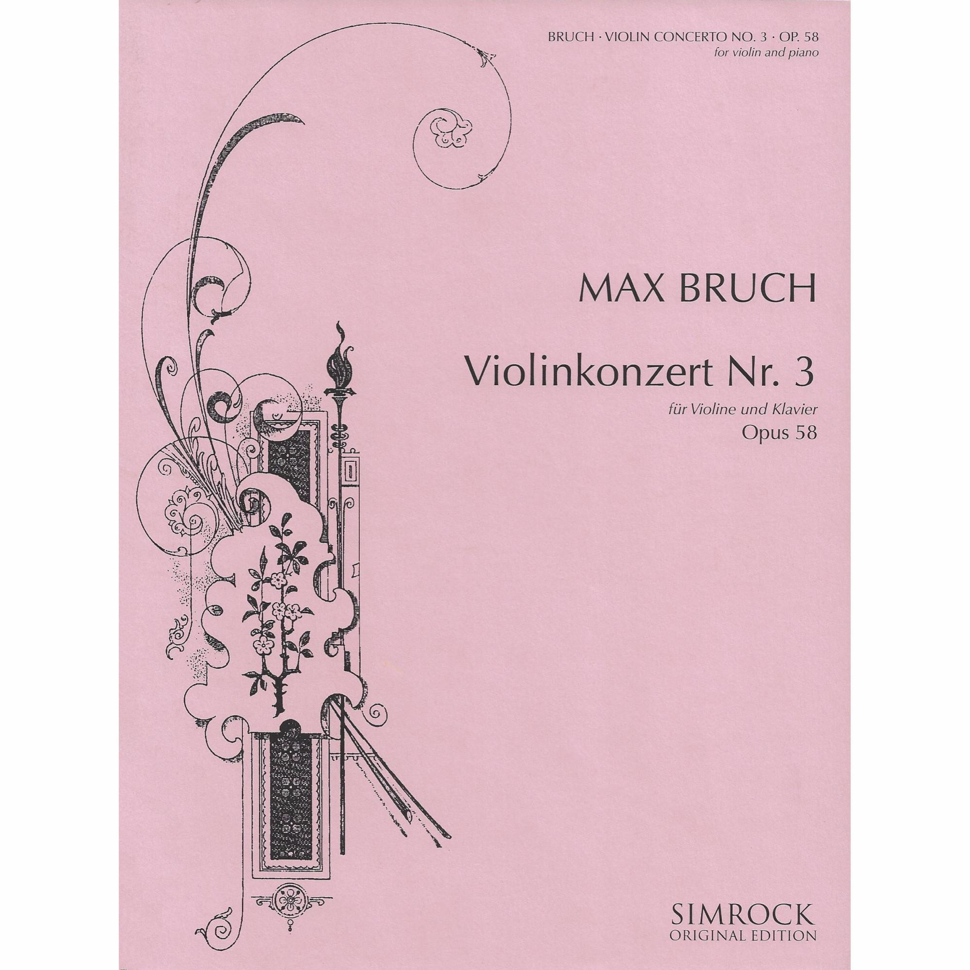 Bruch -- Violin Concerto No. 3, Op. 58