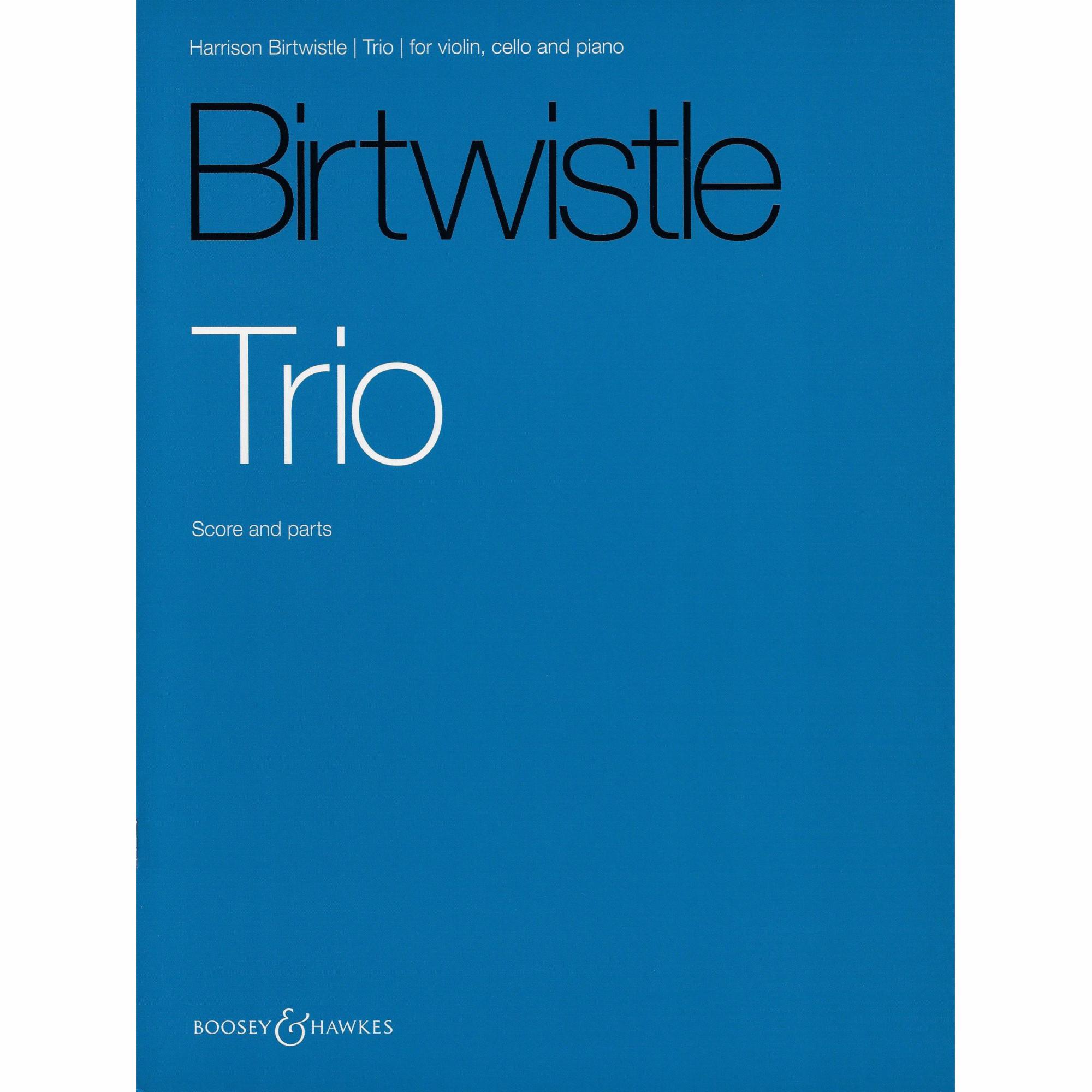 Birtwistle -- Trio for Violin, Cello, and Piano