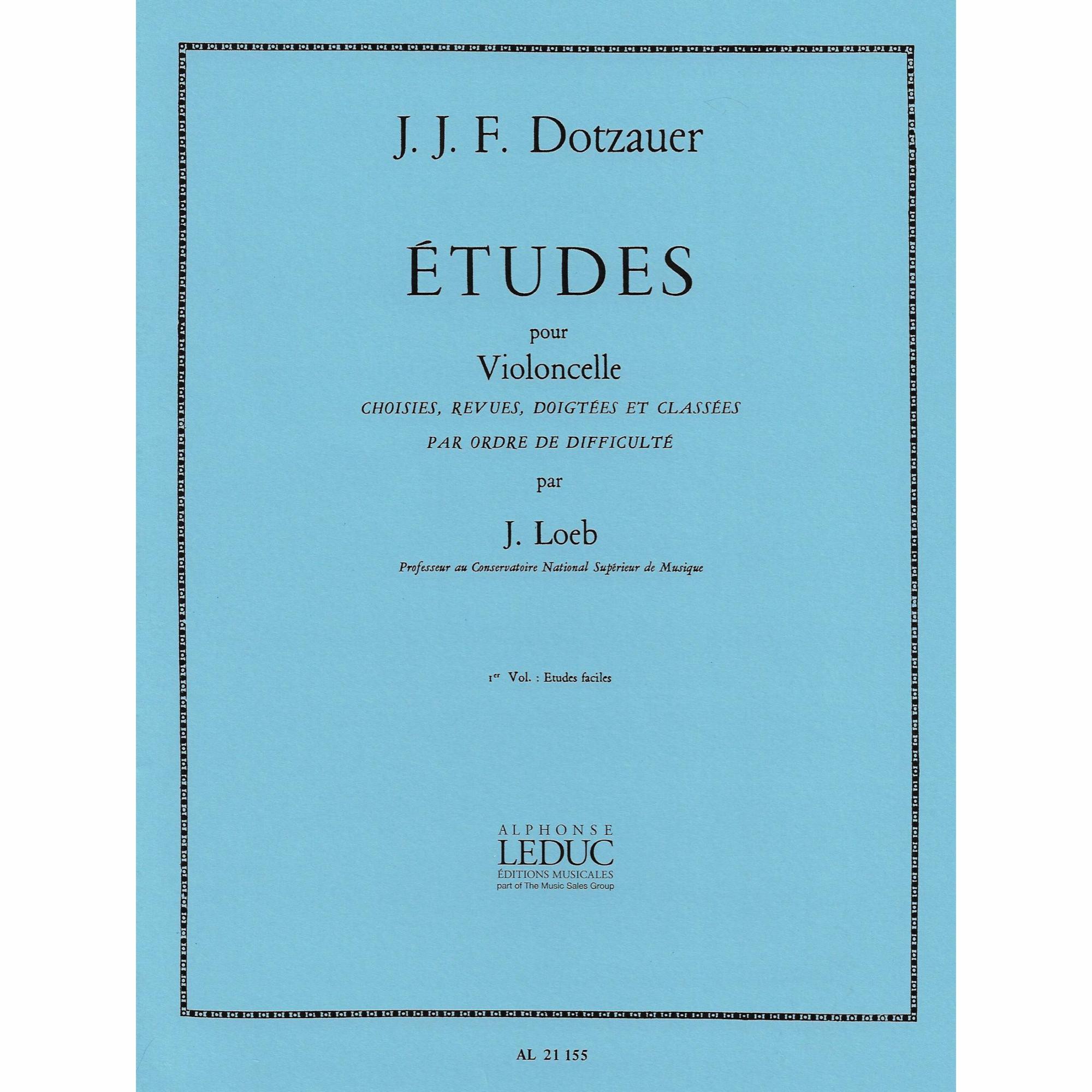 Dotzauer -- Etudes, Vols. I-II for Cello