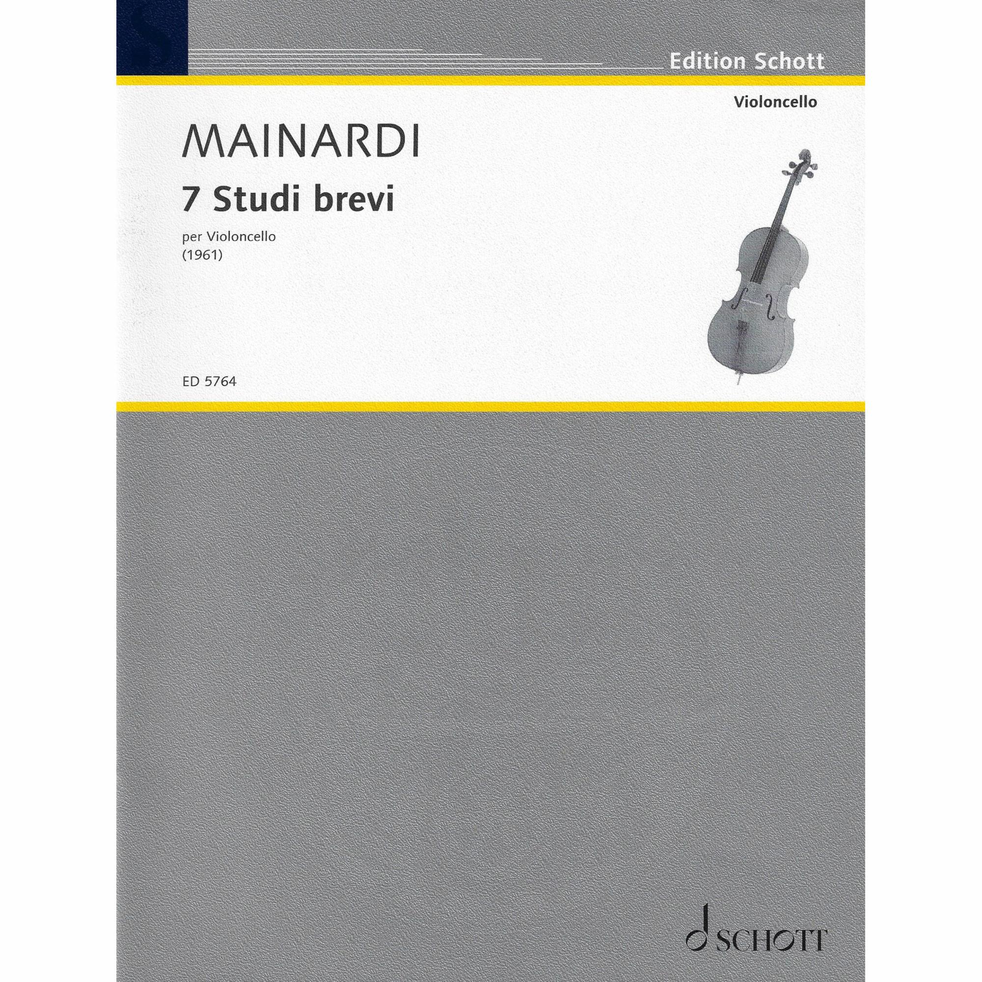 Mainardi -- 7 Studi breve for Solo Cello