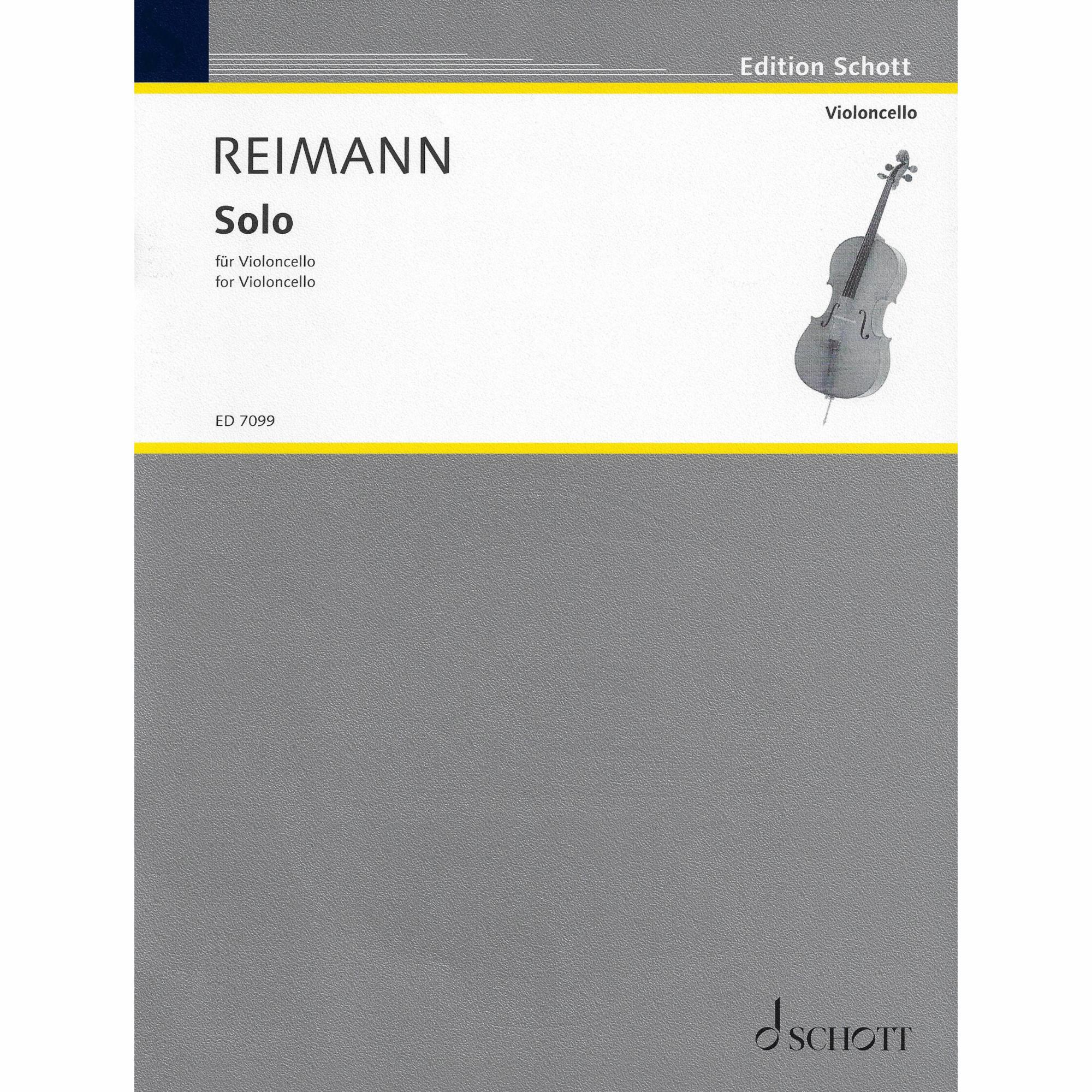 Reimann -- Solo for Solo Cello