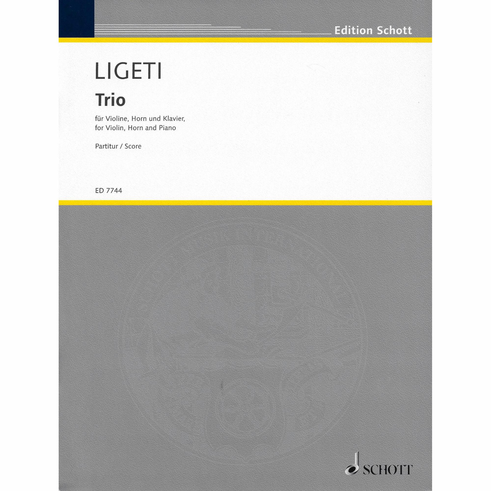 Ligeti -- Trio for Violin, Horn, and Piano
