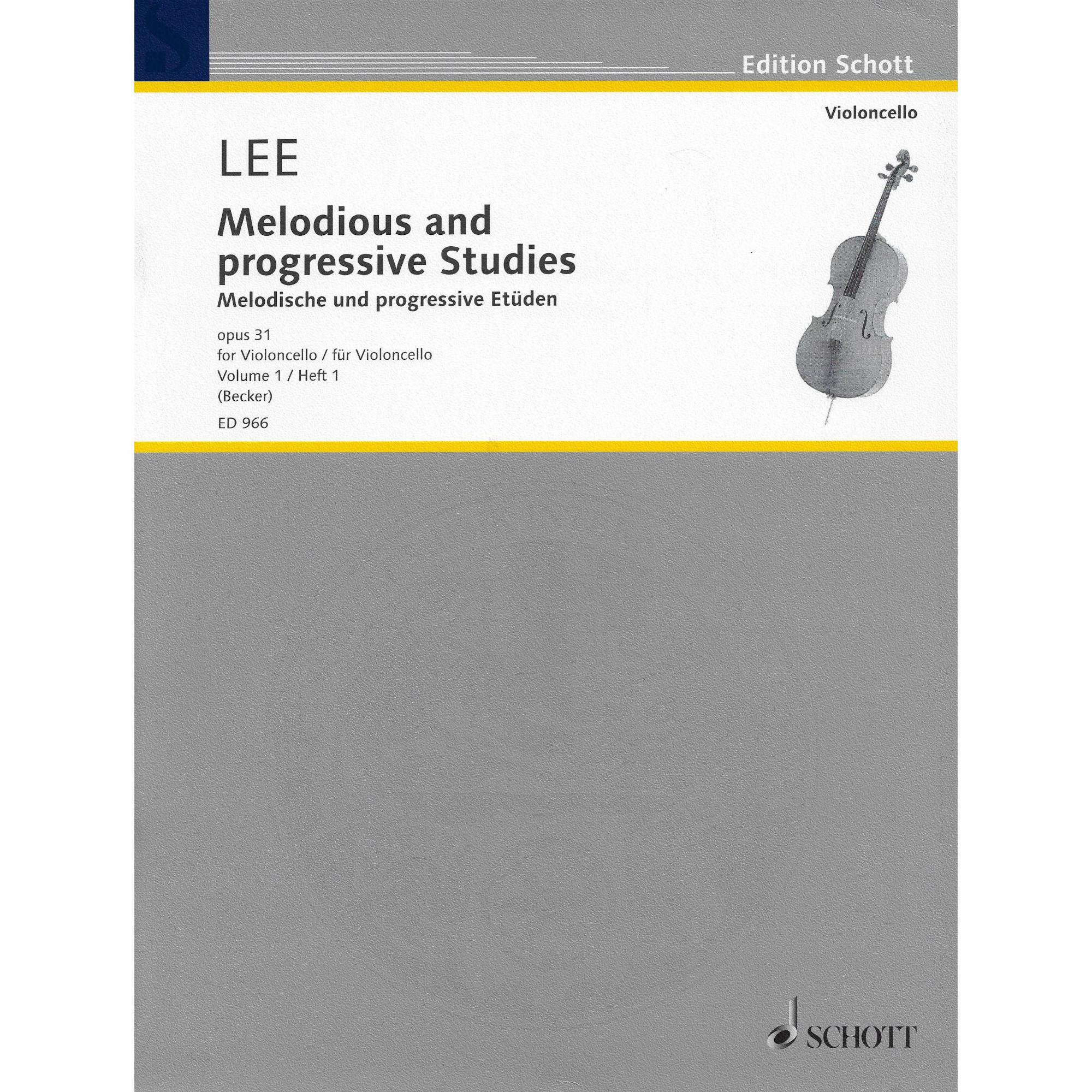 Lee -- Melodious and Progressive Studies, Op. 31 for Cello