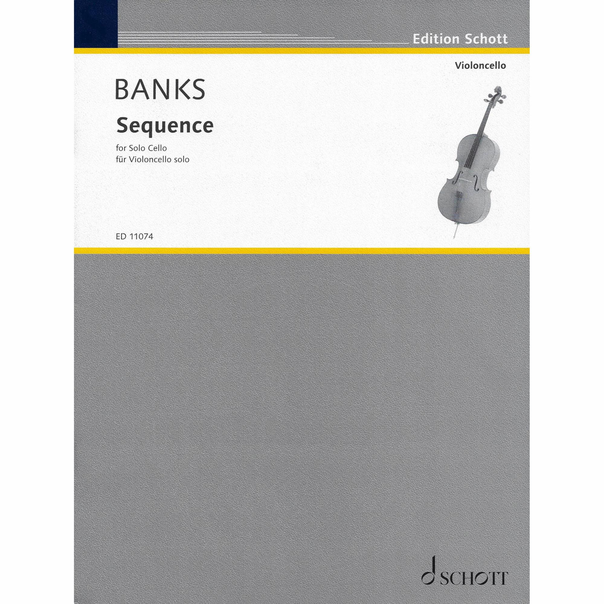 Banks -- Sequence for Solo Cello