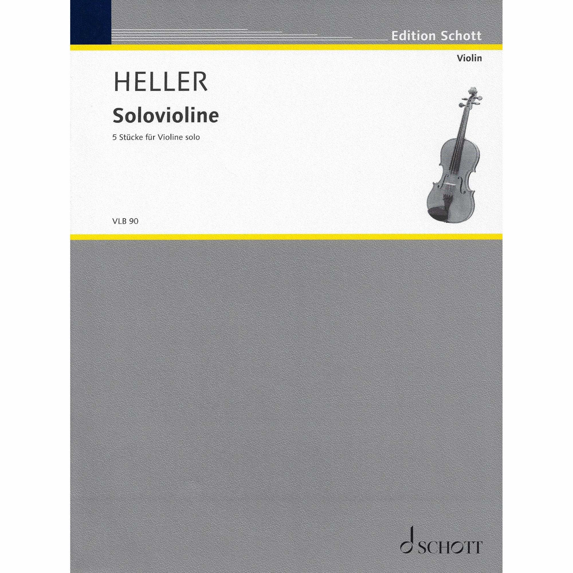 Heller - Solovioline: Five Pieces for Solo Violin