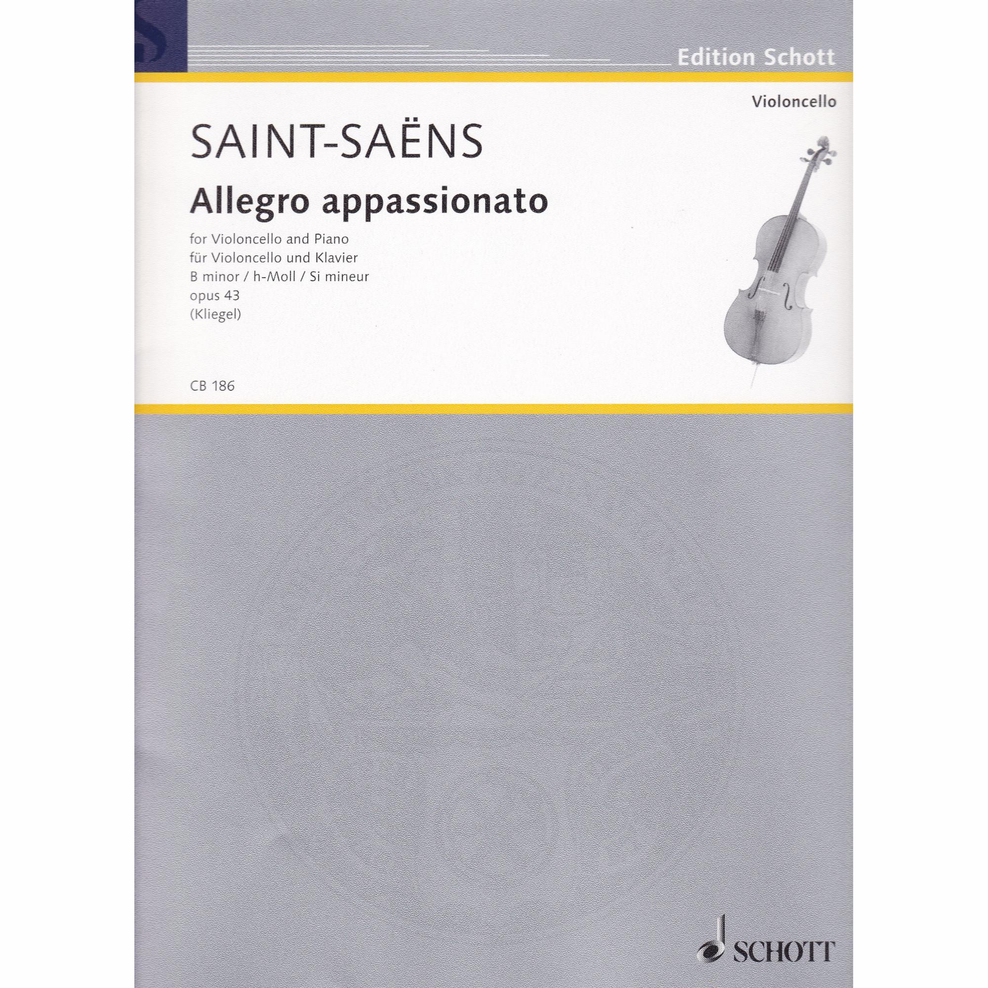 Allegro Appassionato for Cello and Piano, Op. 43