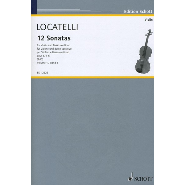 12 Sonatas for Violin and Basso continuo, Op. 6