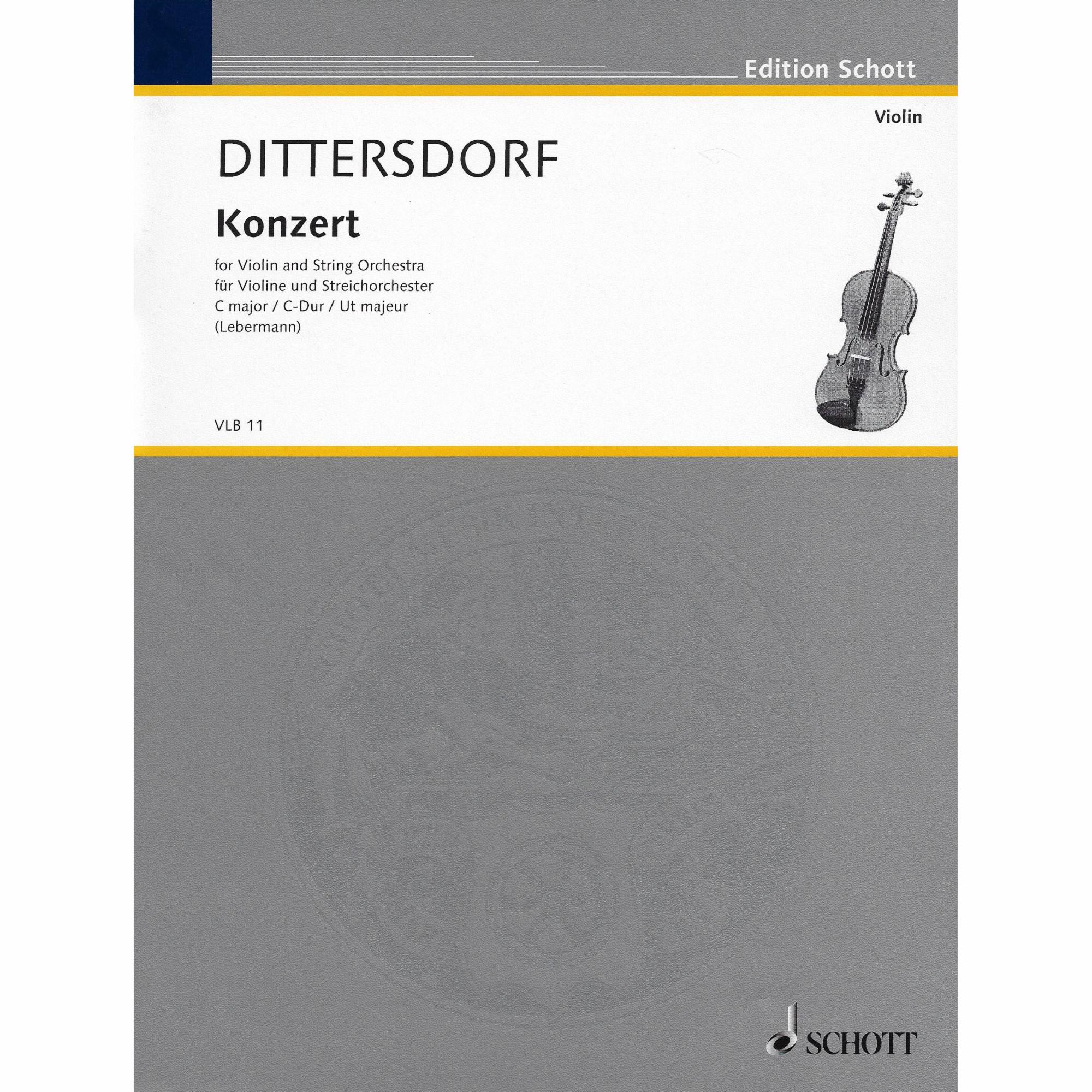 Dittersdorf -- Concerto in C Major for Violin and Piano