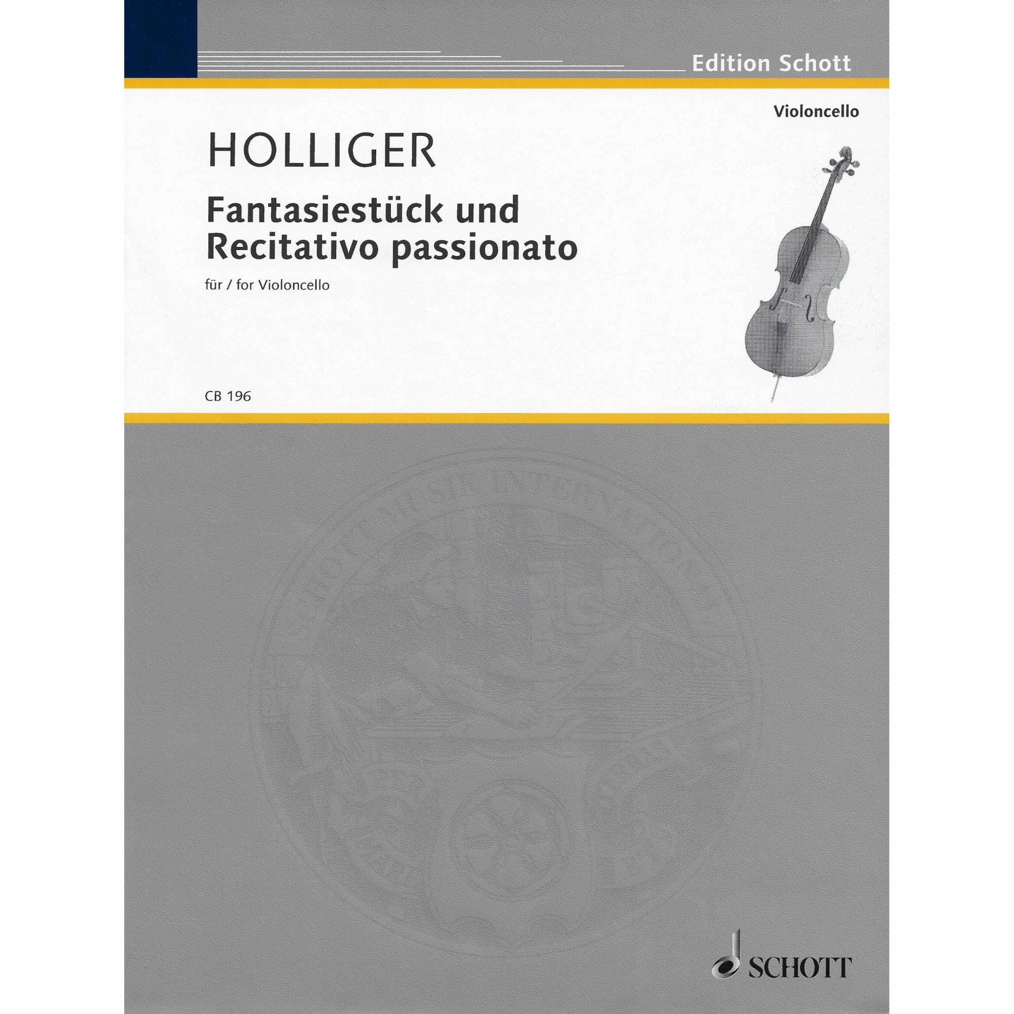 Holliger -- Fantasiestuck und Recitativo passionato for Solo Cello