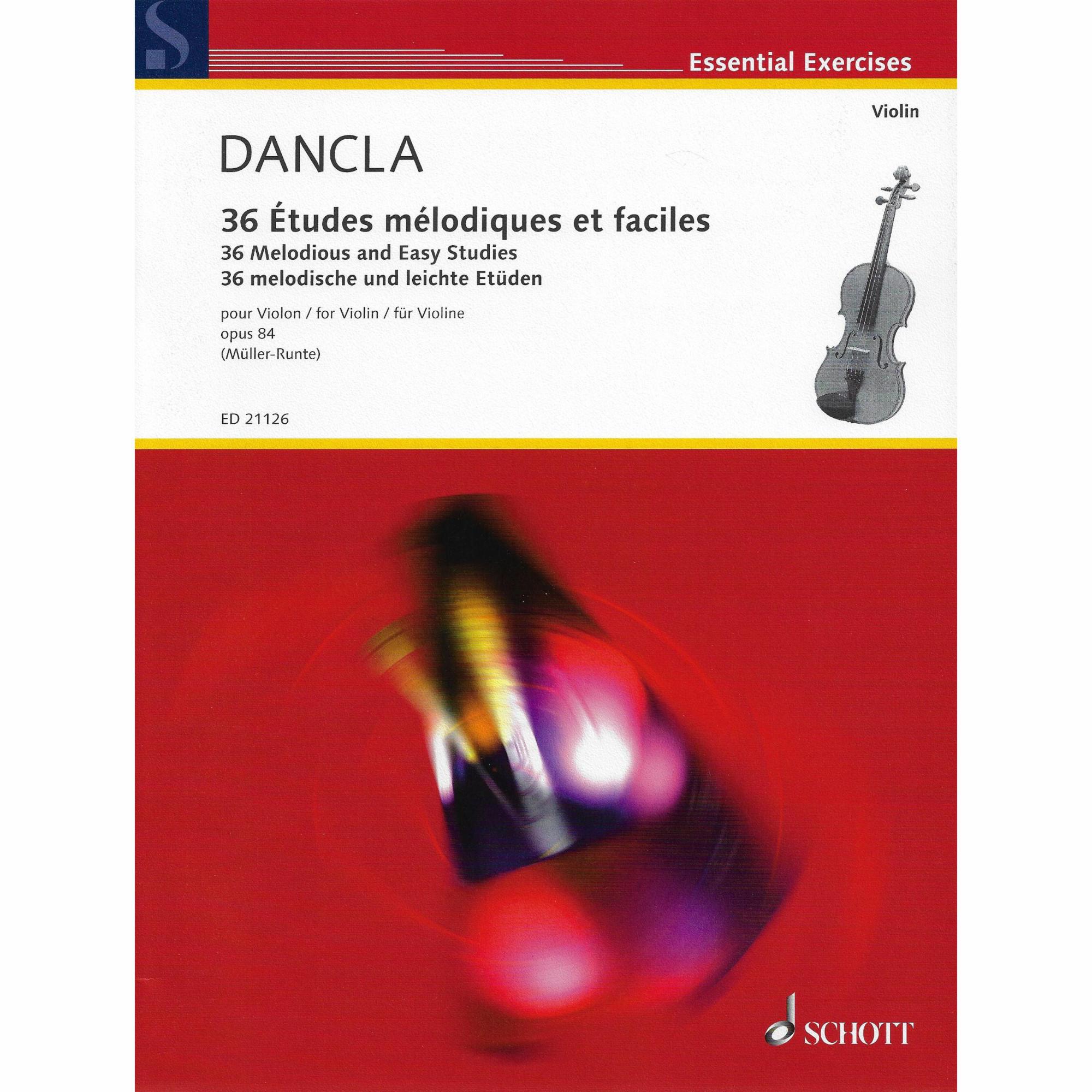 Dancla -- 36 Melodious and Easy Studies, Op. 84 for Violin