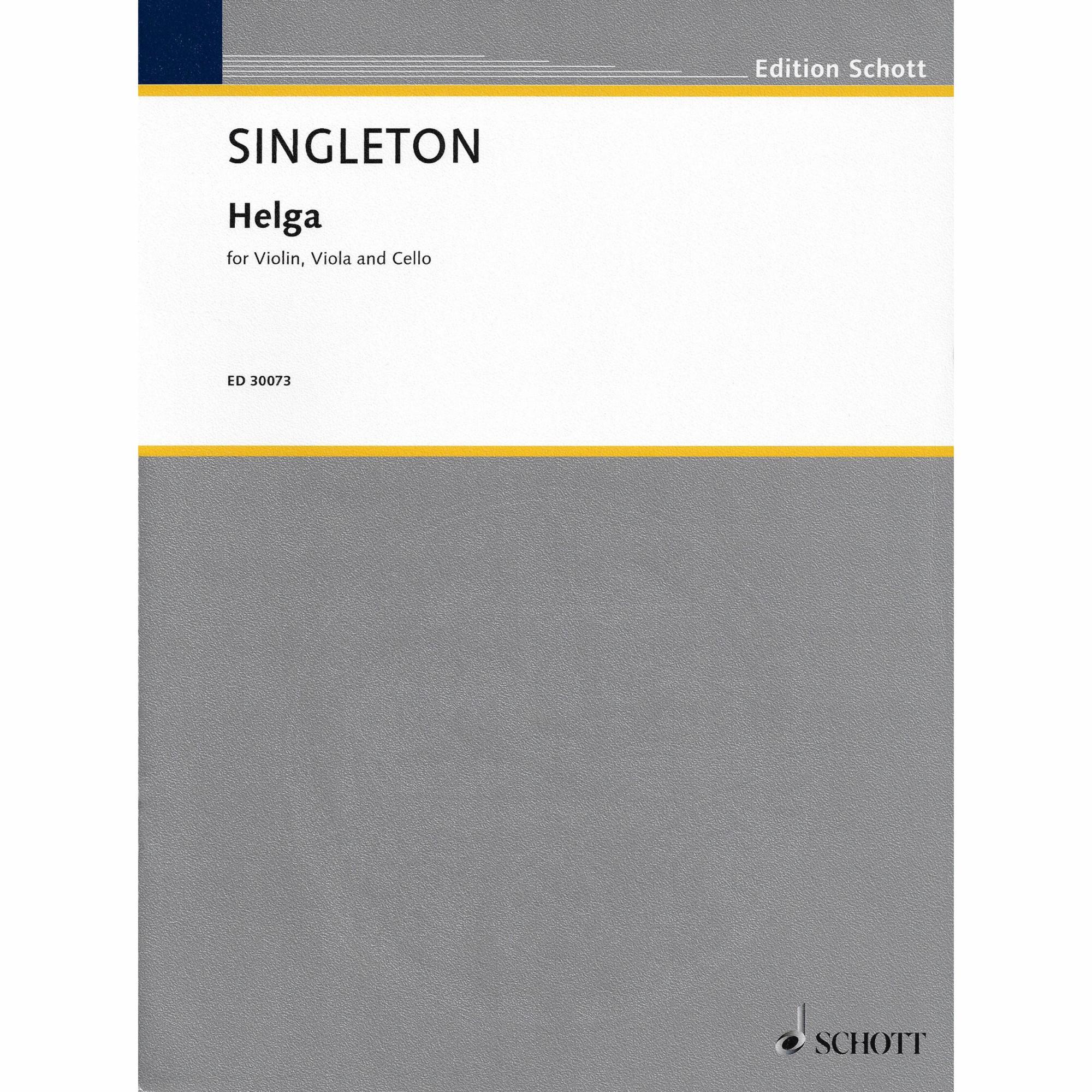 Singleton -- Helga for Violin, Viola, and Cello