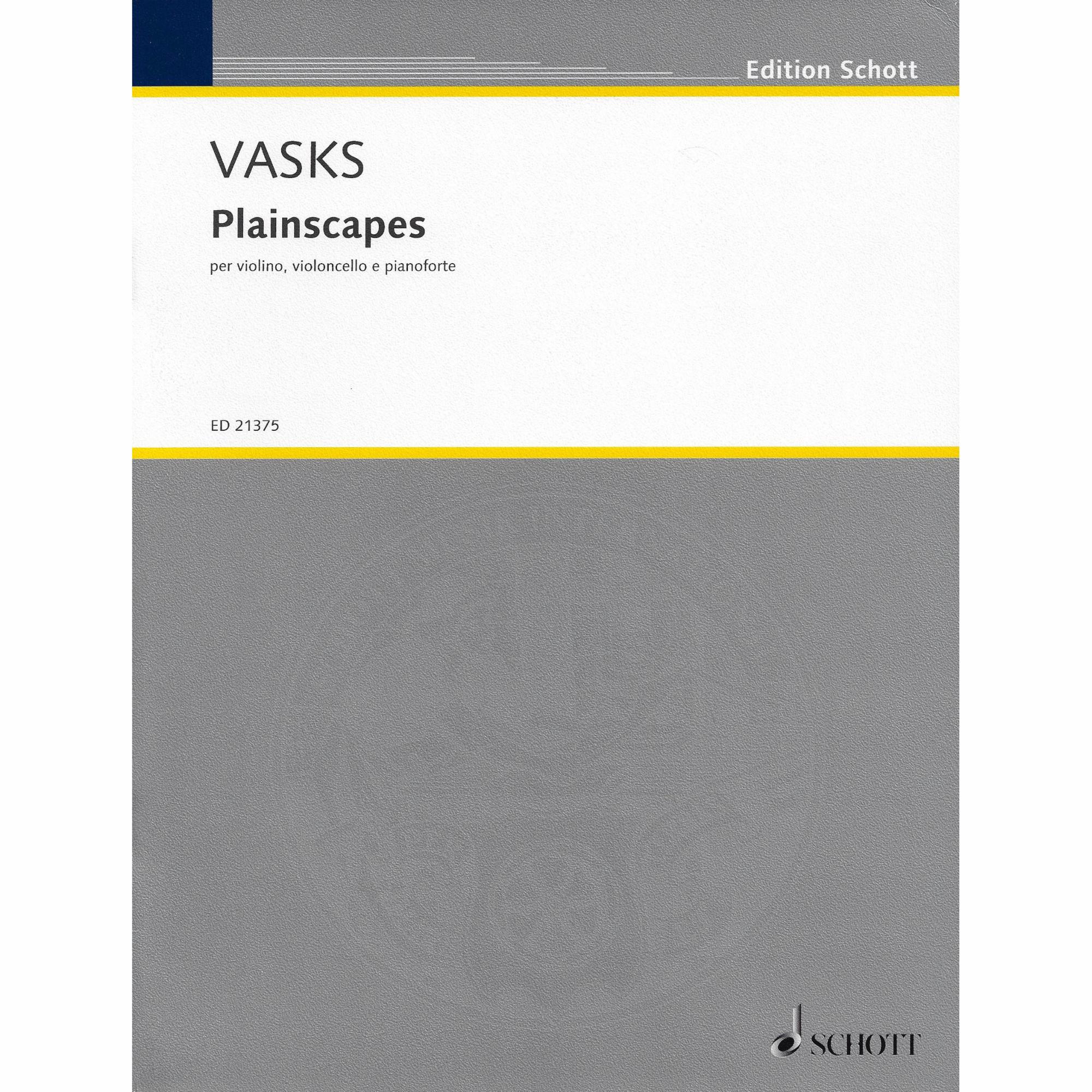 Vasks -- Plainscapes for Piano Trio