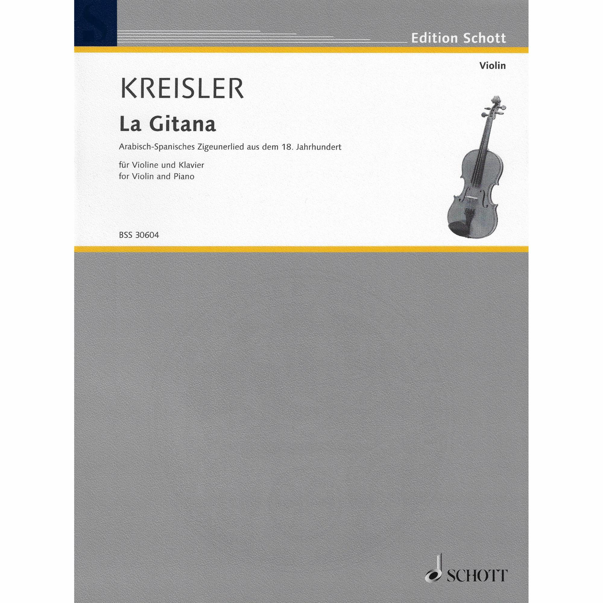 Kreisler -- La Gitana for Violin and Piano