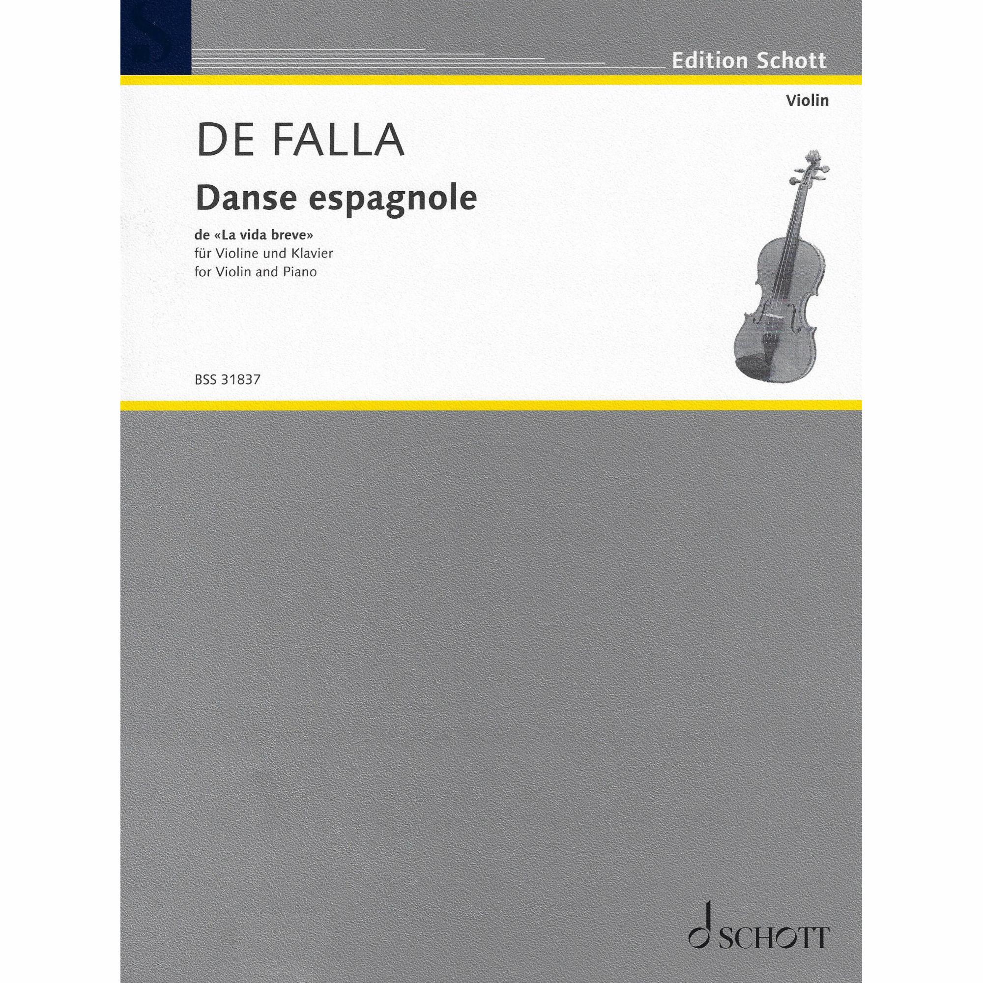 Falla -- Danse espagnole for Violin and Piano