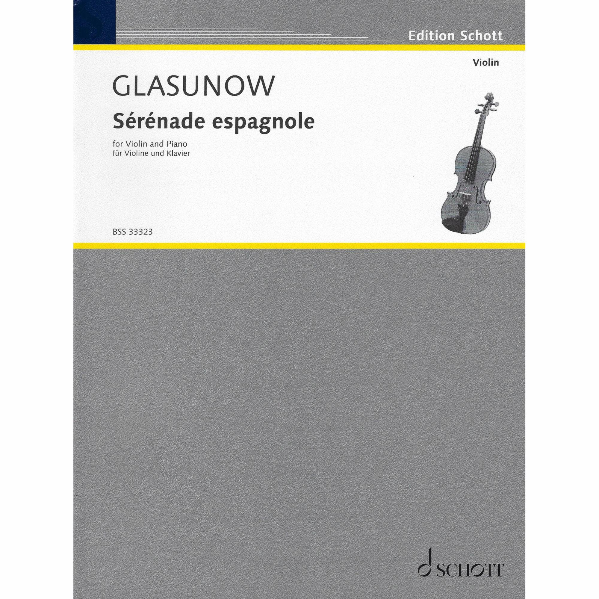 Glazunov -- Serenade espagnole for Violin and Piano
