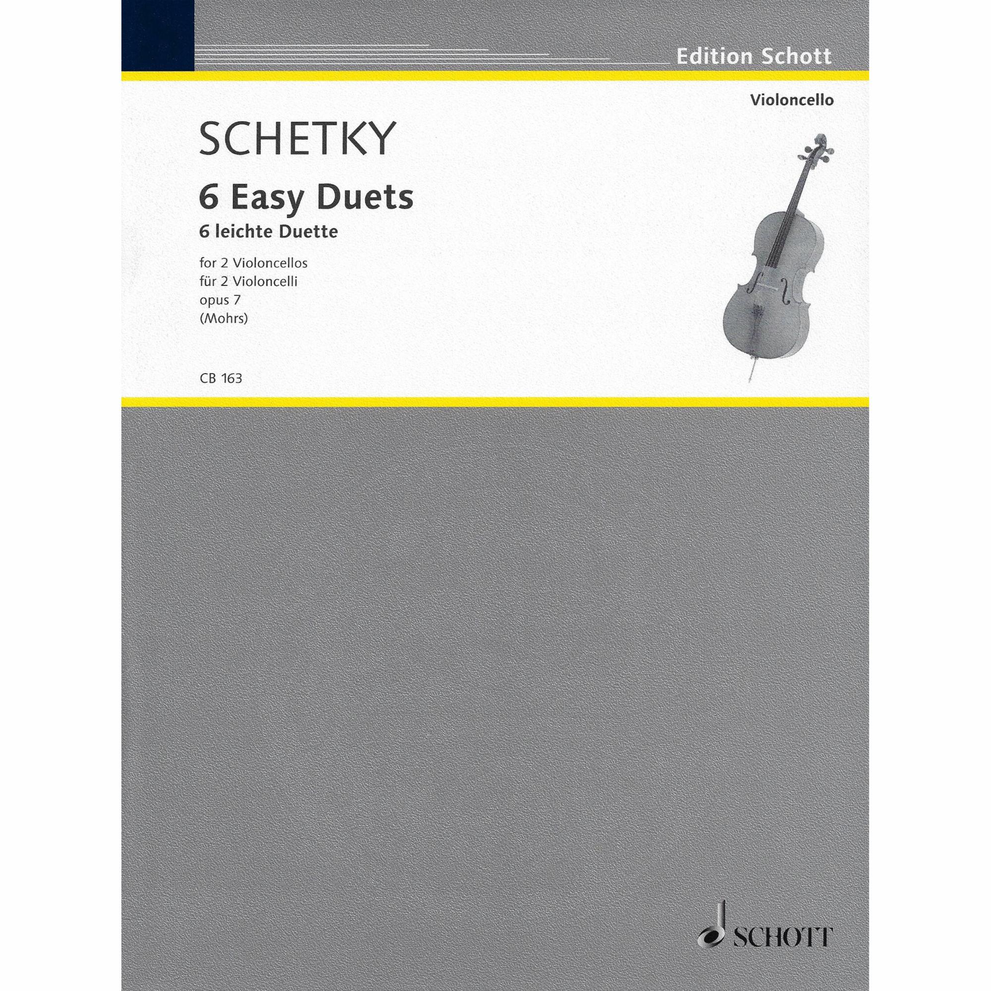 Schetky -- 6 Easy Duets, Op. 7 for Two Cellos