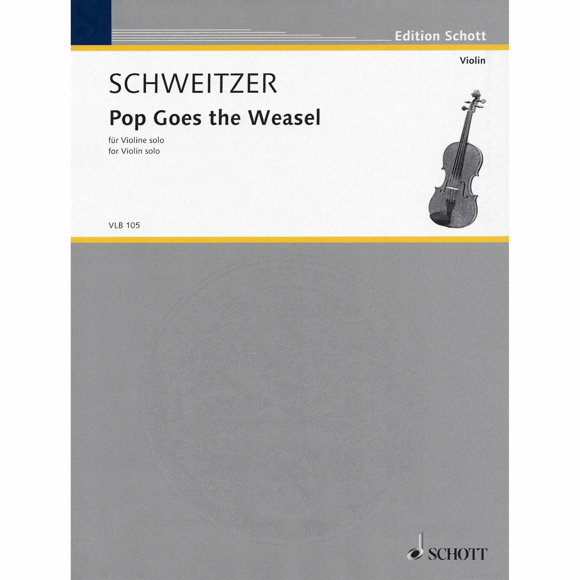 Schweitzer -- Pop Goes the Weasel for Solo Violin