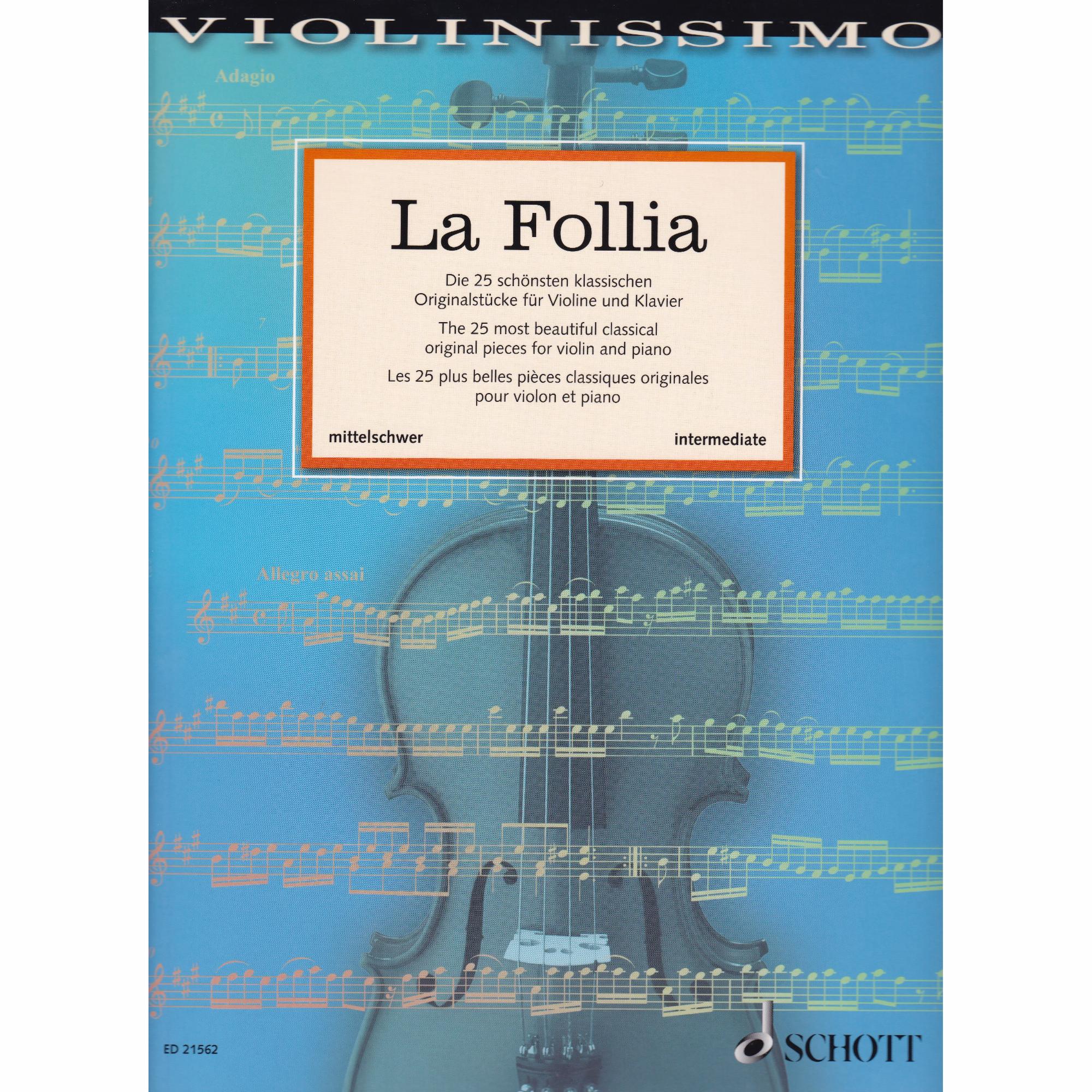 La Follia: 25 Pieces for Violin and Piano