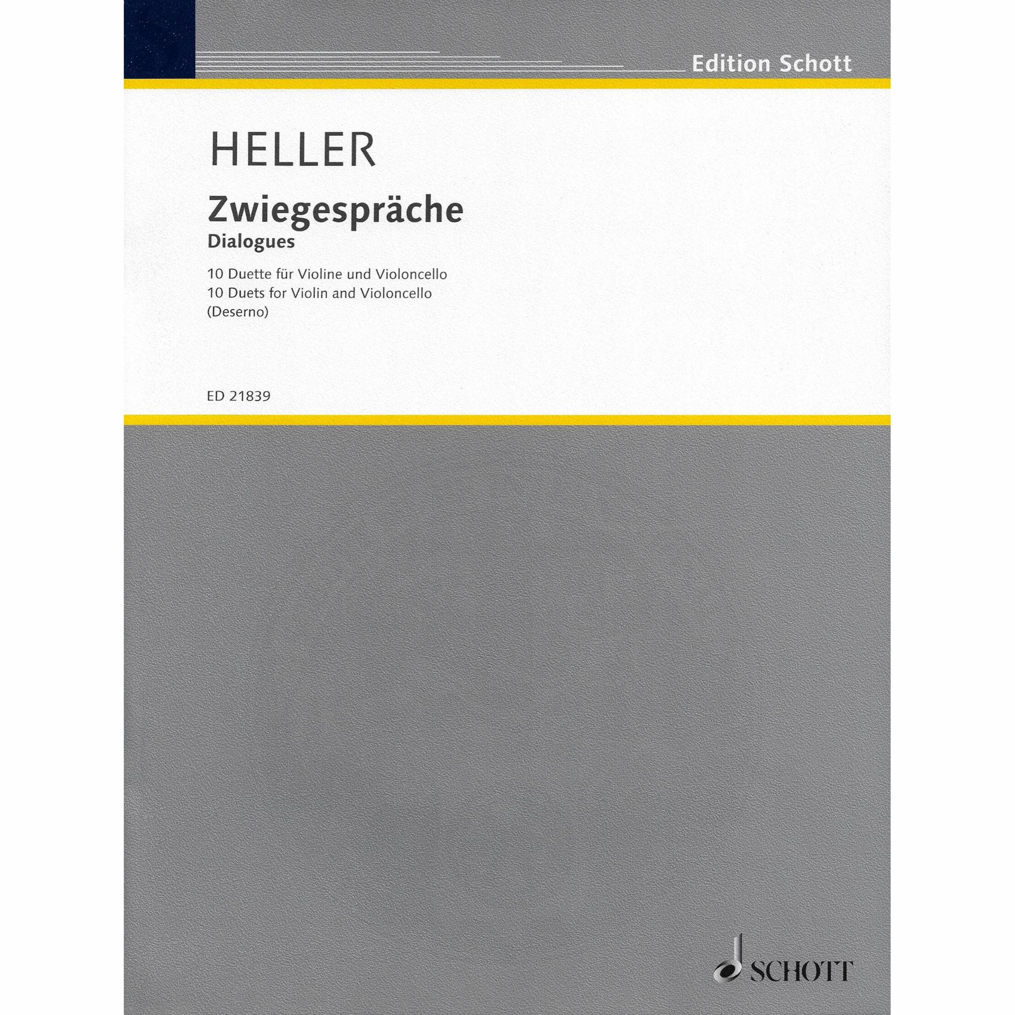 Heller -- Dialogues: 10 Duets for Violin and Cello