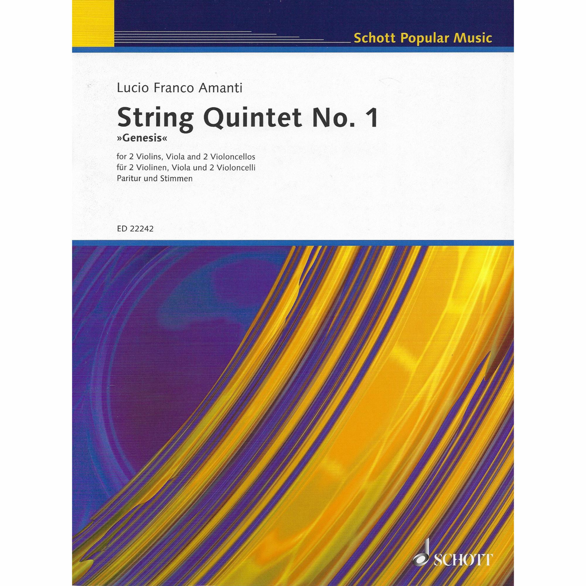 Amanti -- String Quintet No. 1 (Genesis)