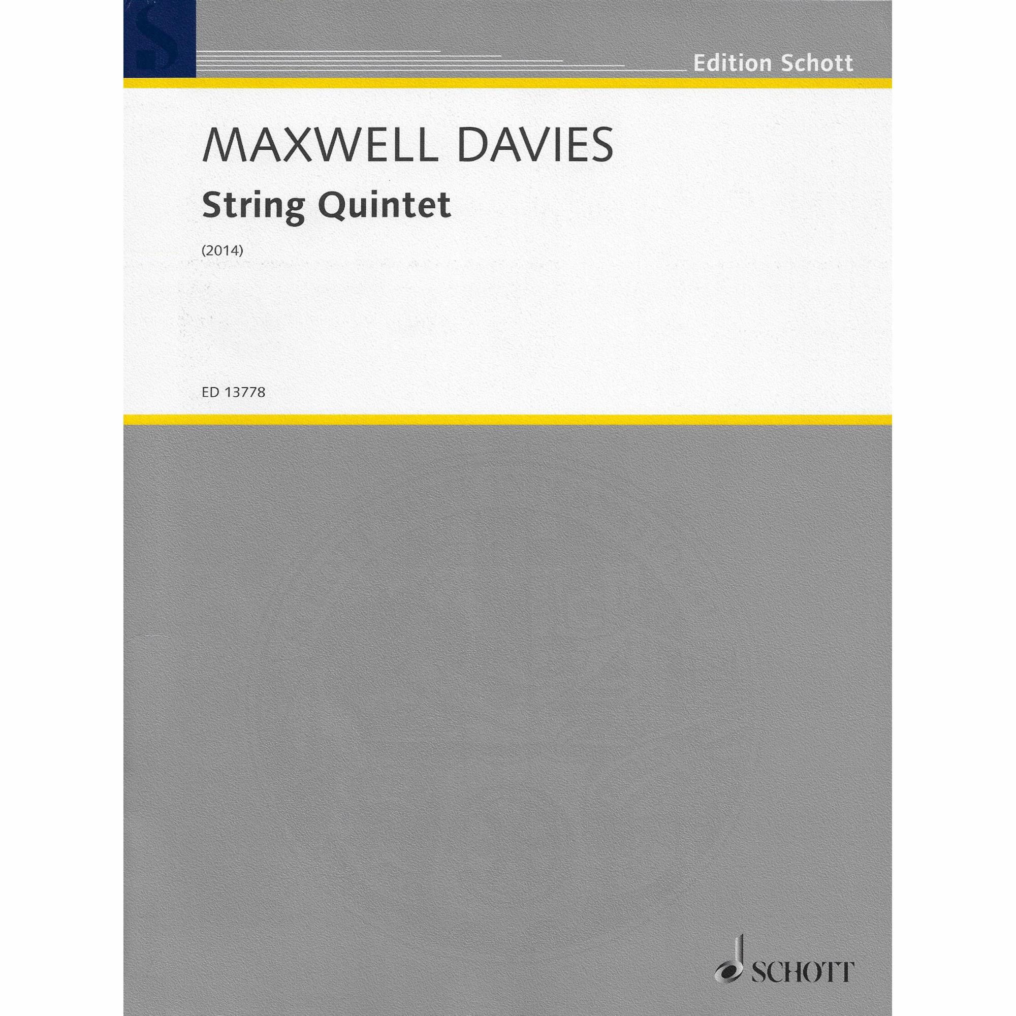 Maxwell Davies -- String Quintet