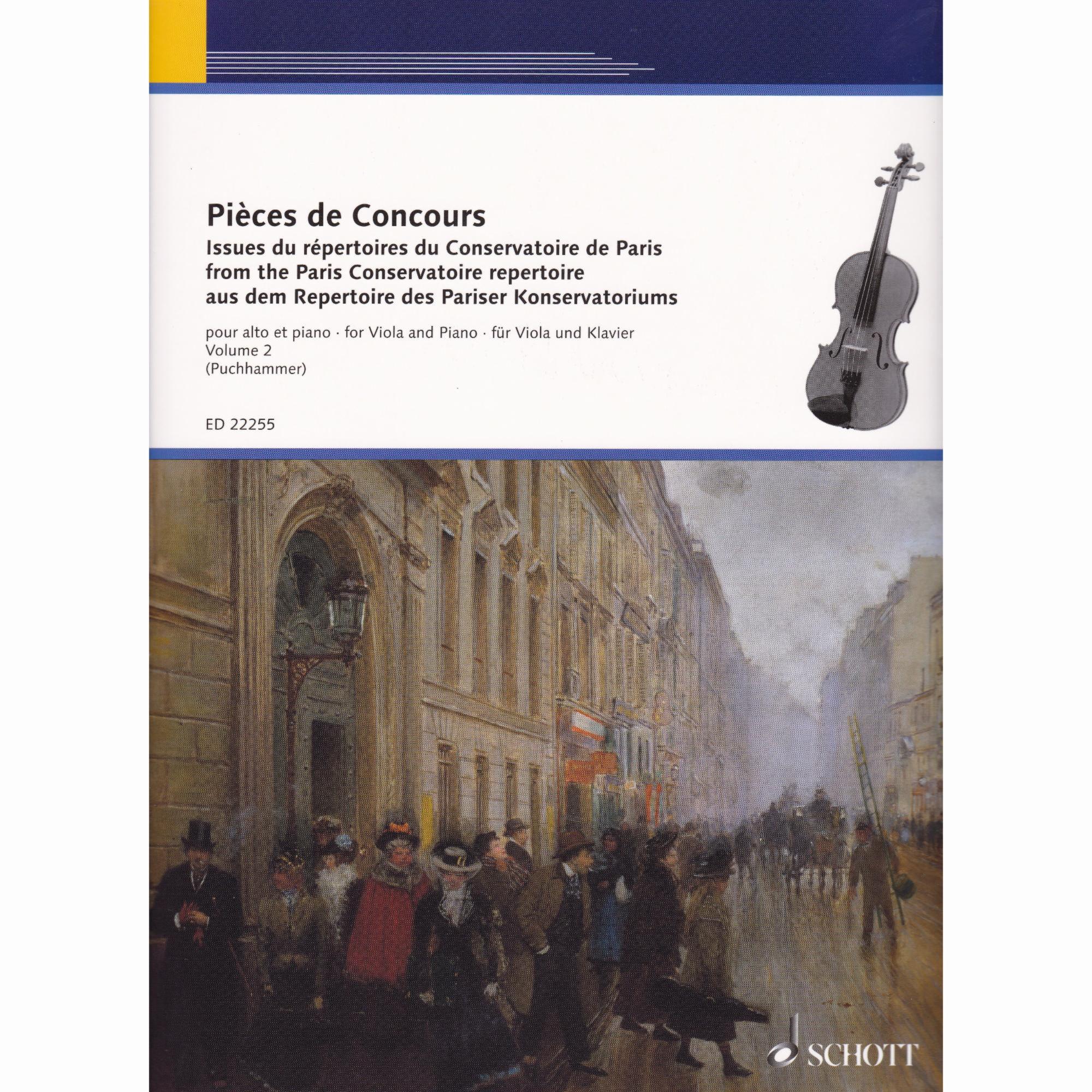 Pieces de Concours for Viola and Piano, Vol. 1 - 3