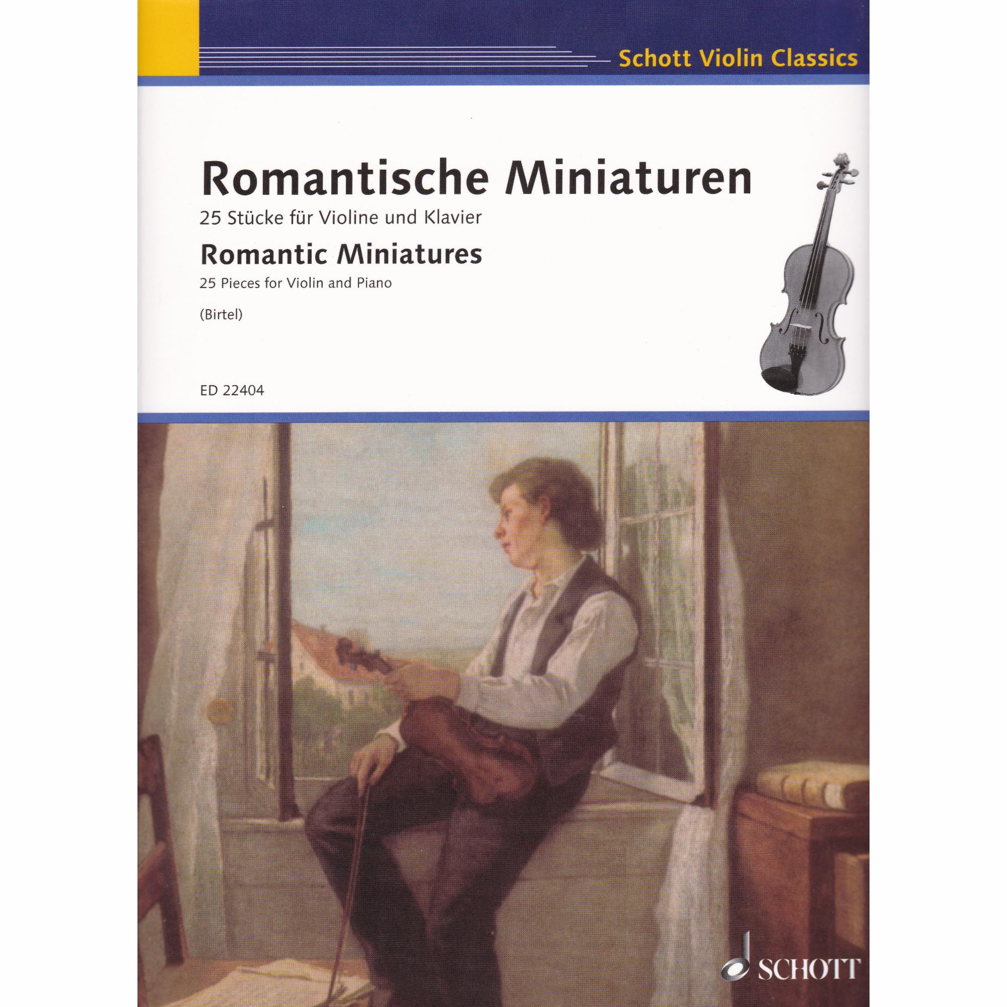 Romantic Miniatures for Violin and Piano