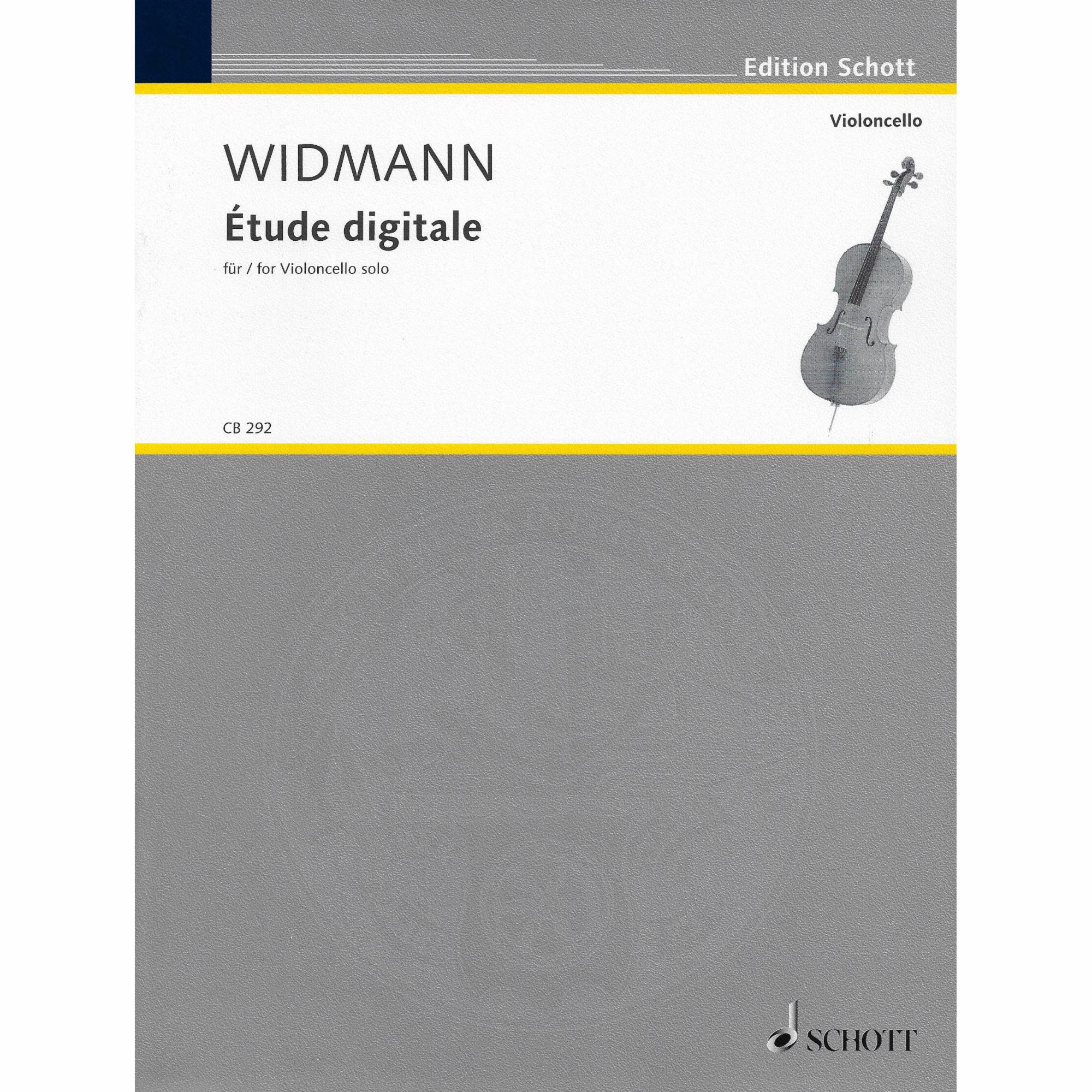 Widmann -- Etude digitale for Solo Cello