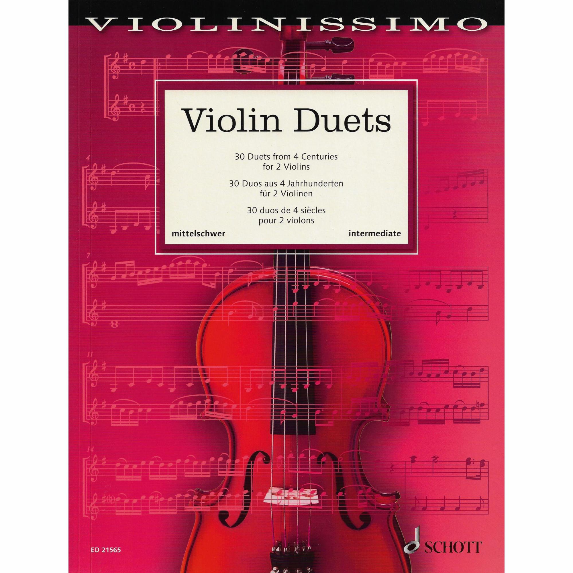 Violin Duets: 30 Duets from 4 Centuries