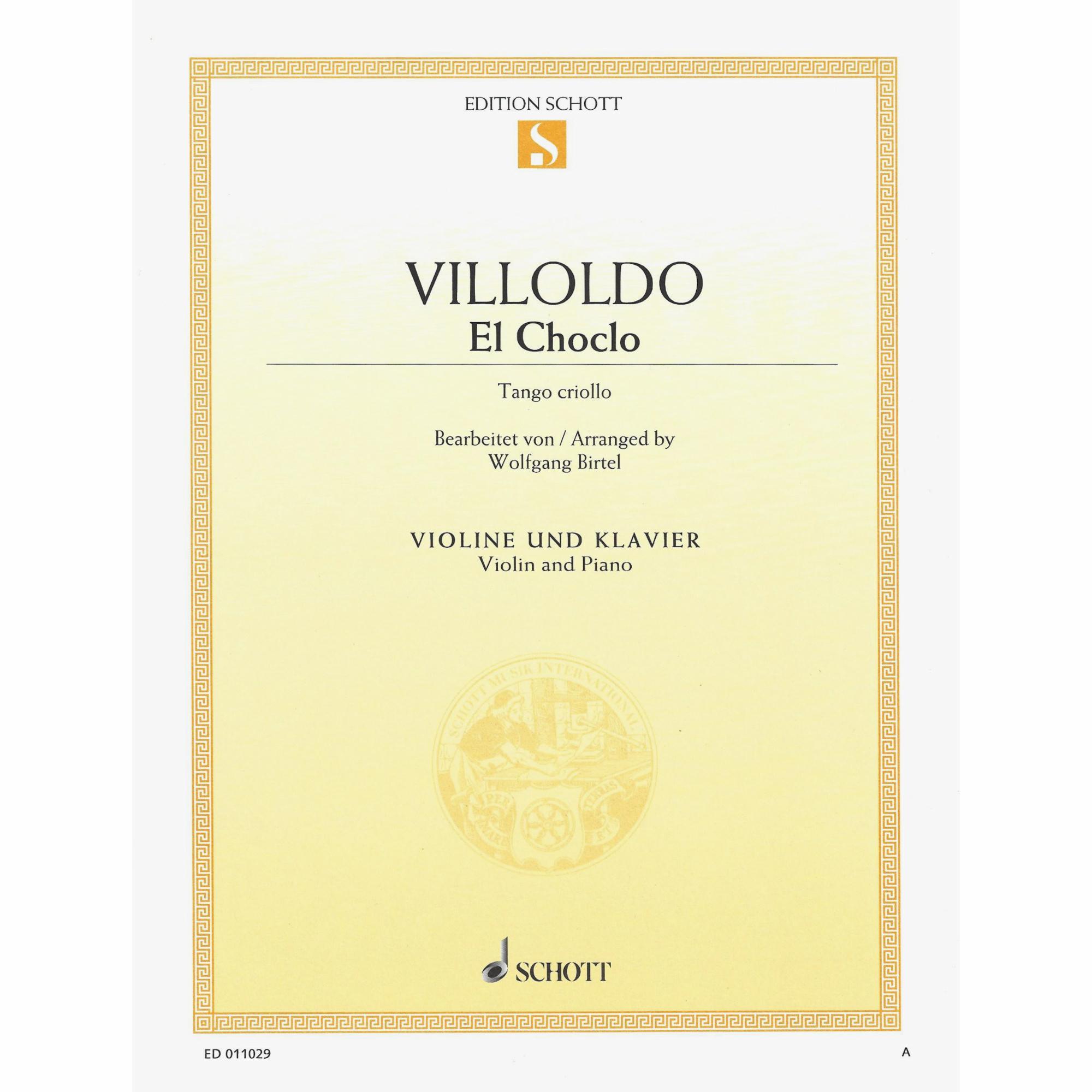 El Choclo for Violin and Piano