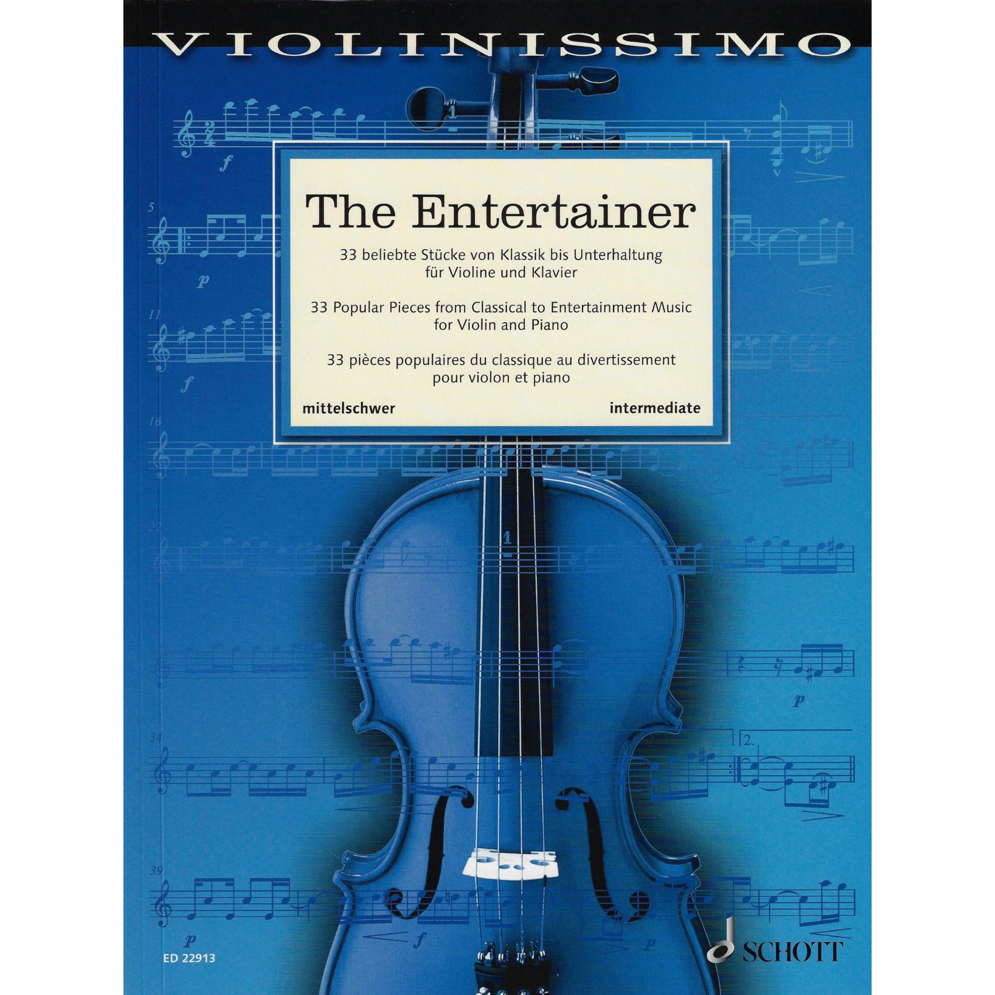 The Entertainer for Violin and Piano