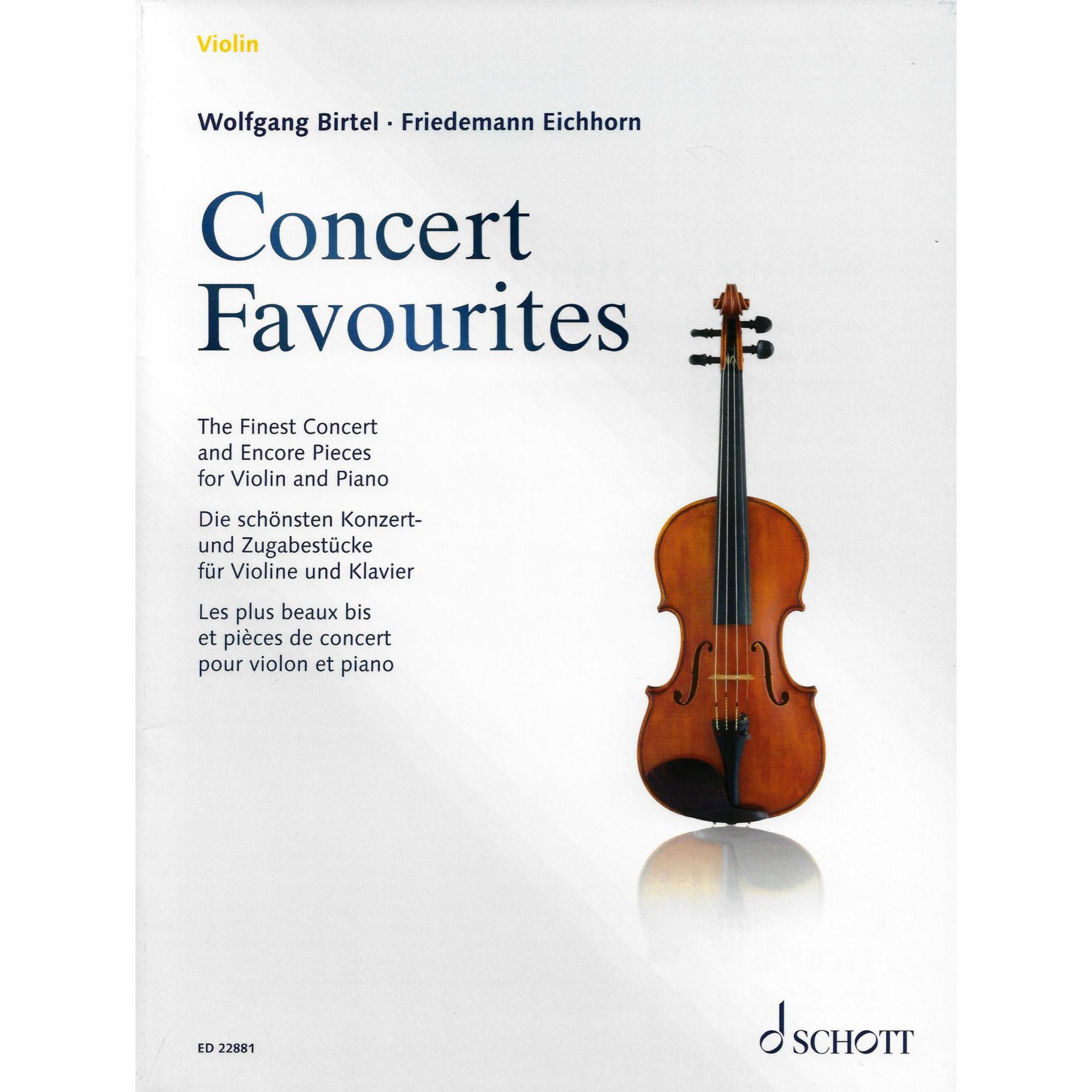 Concert Favorites for Violin and Piano