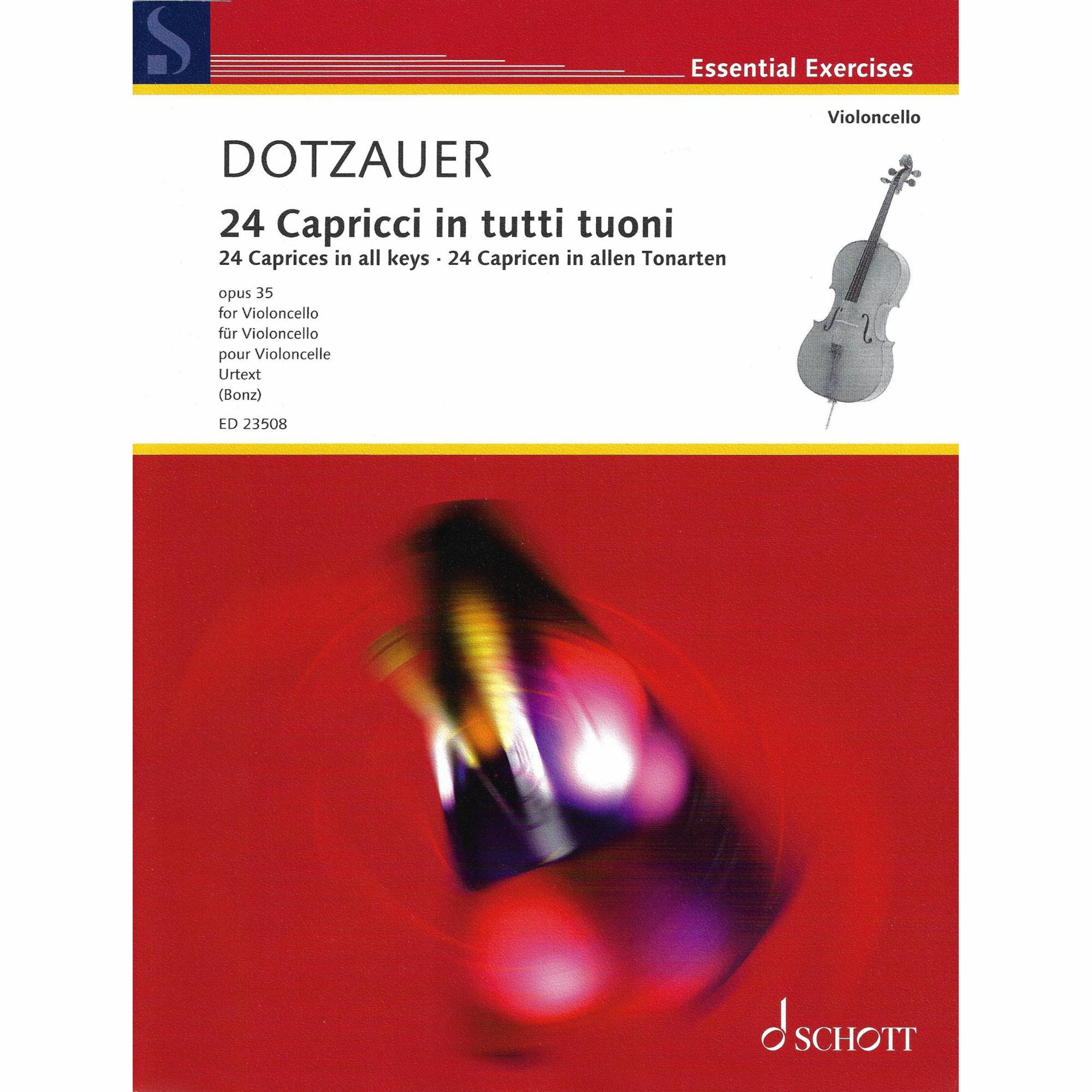 Dotzauer -- 24 Caprices in All Keys, Op. 35 for Cello