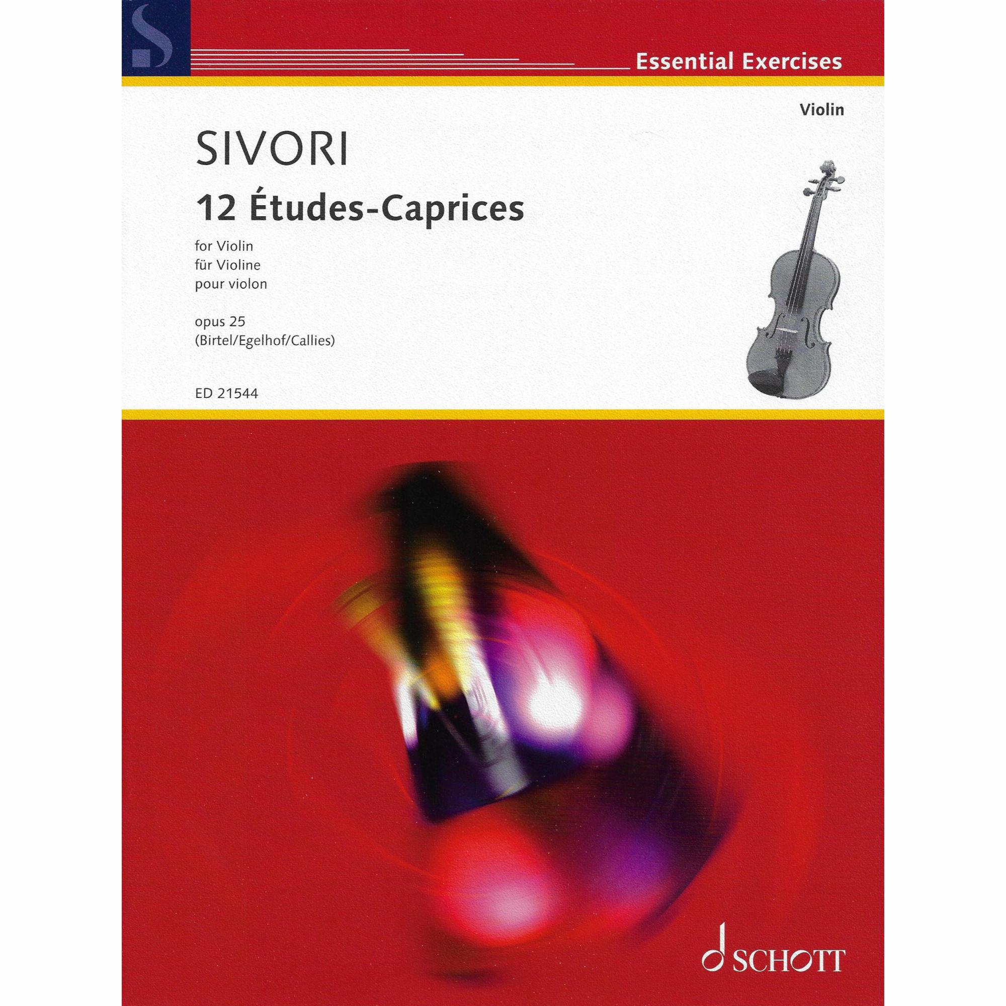 Sivori -- 12 Etudes-Caprices, Op. 25 for Violin