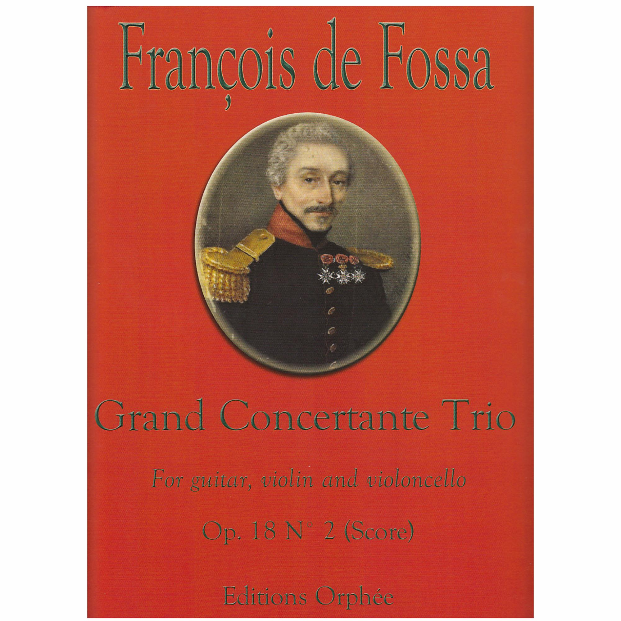 Grand Concertante Trio Op. 18 N0. 2 for Guitar, Violin and Cello