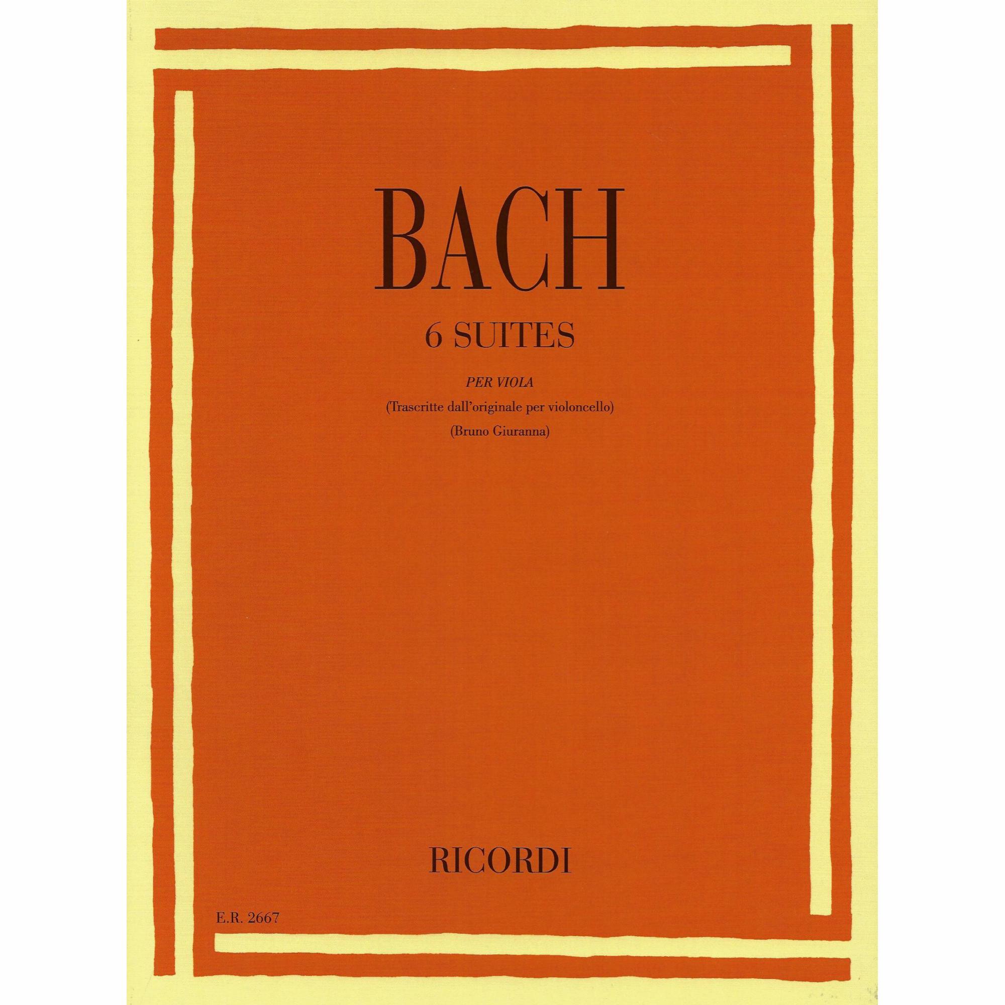 Bach -- 6 Suites for Solo Viola