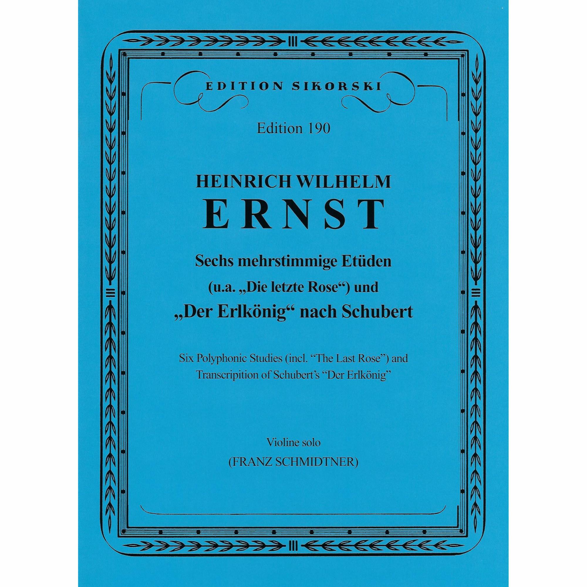 Ernst -- Six Polyphonic Etudes for Violin