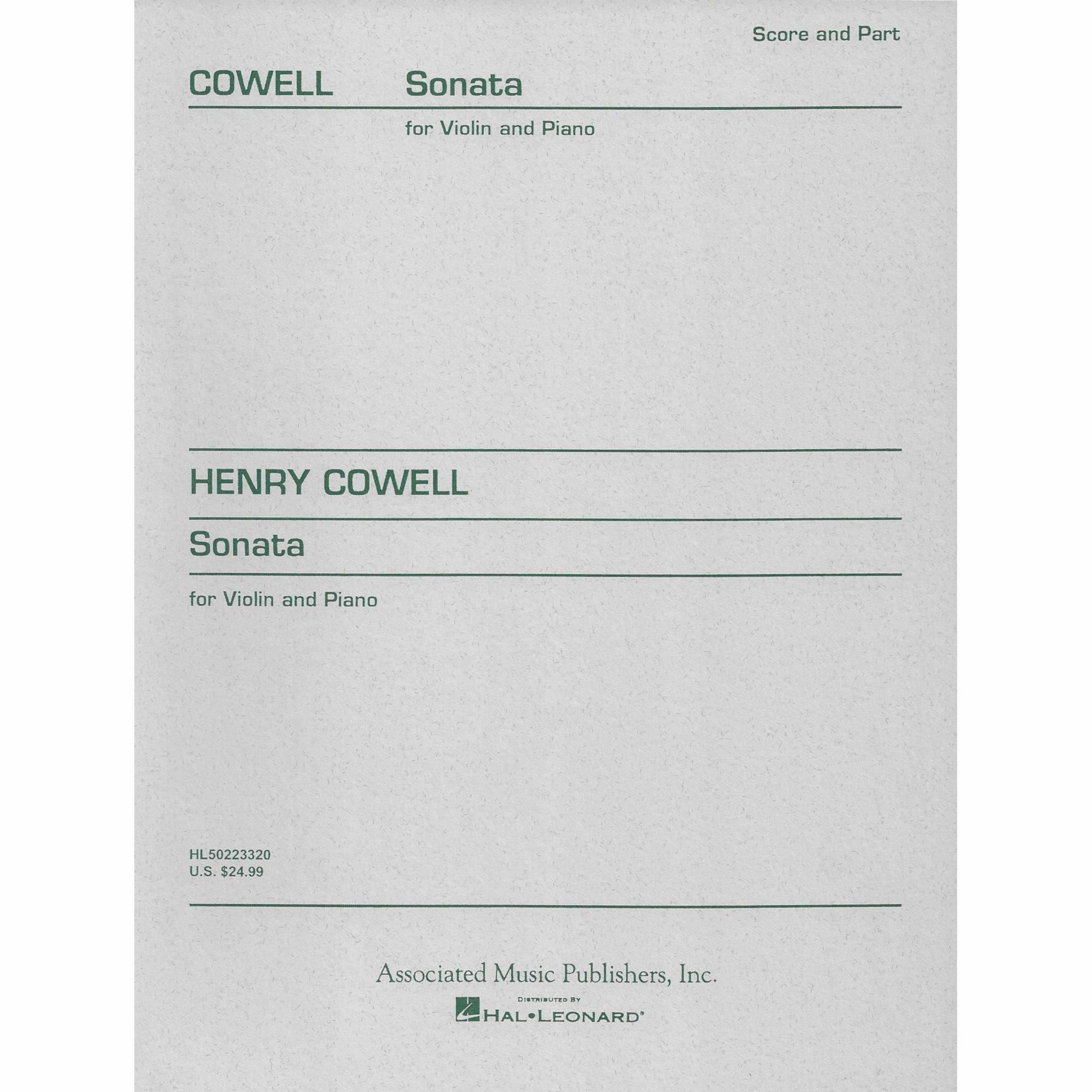 Cowell -- Sonata for Violin and Piano