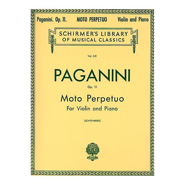 Moto Perpetuo, Op. 11 for Violin and Piano