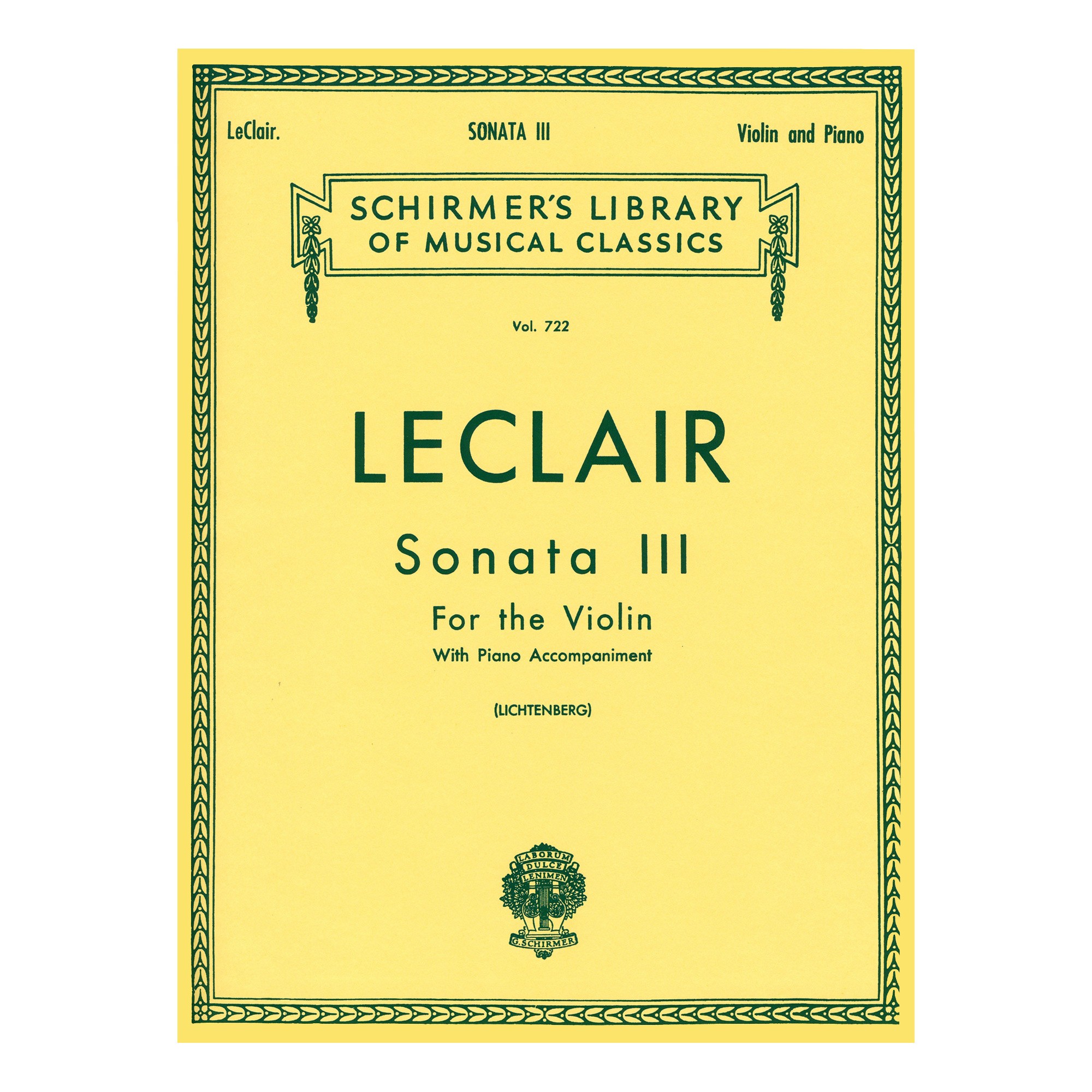 Sonata No. 3 in D Major for Violin and Piano