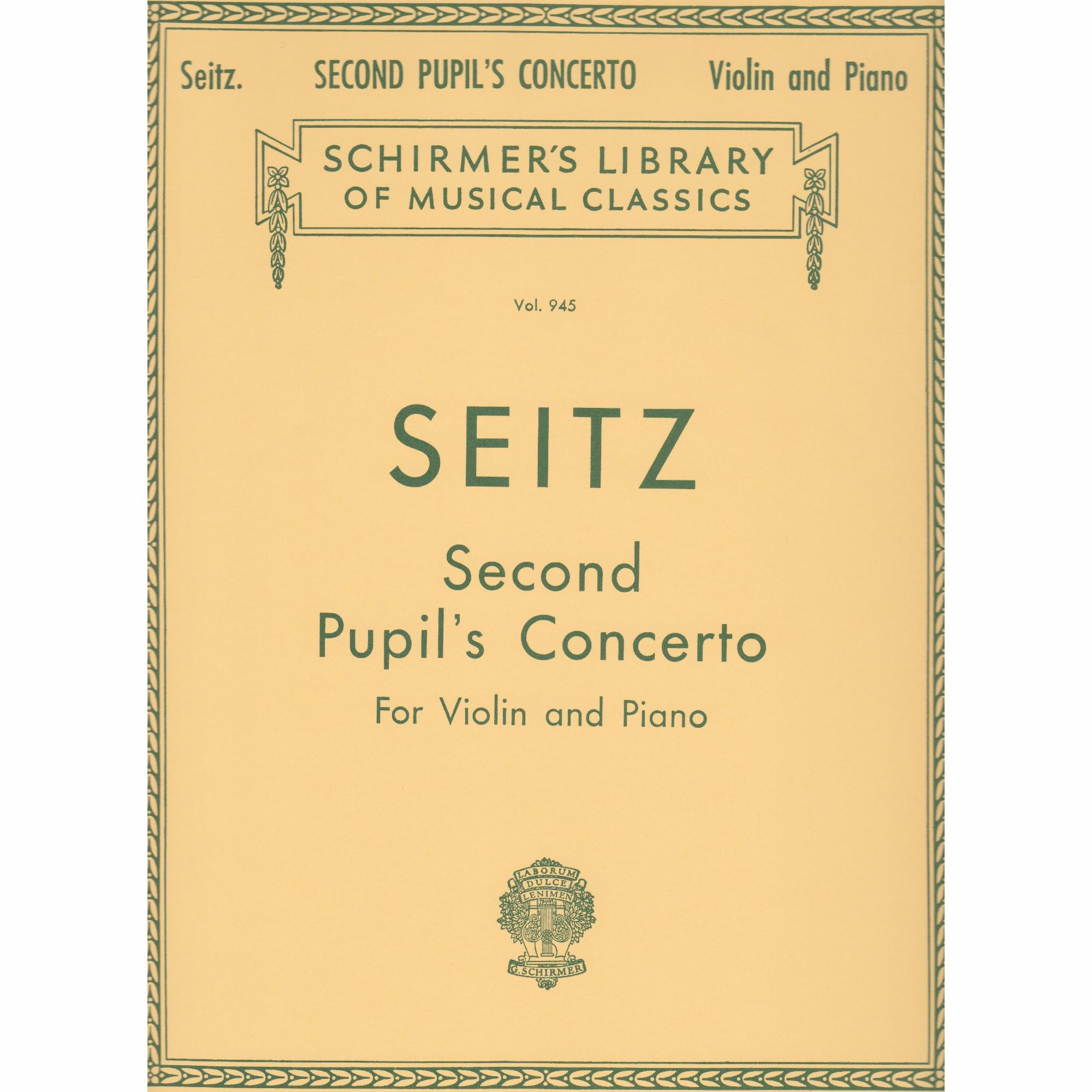 Pupil's Violin Concerto No. 2 in G Major, Op. 13