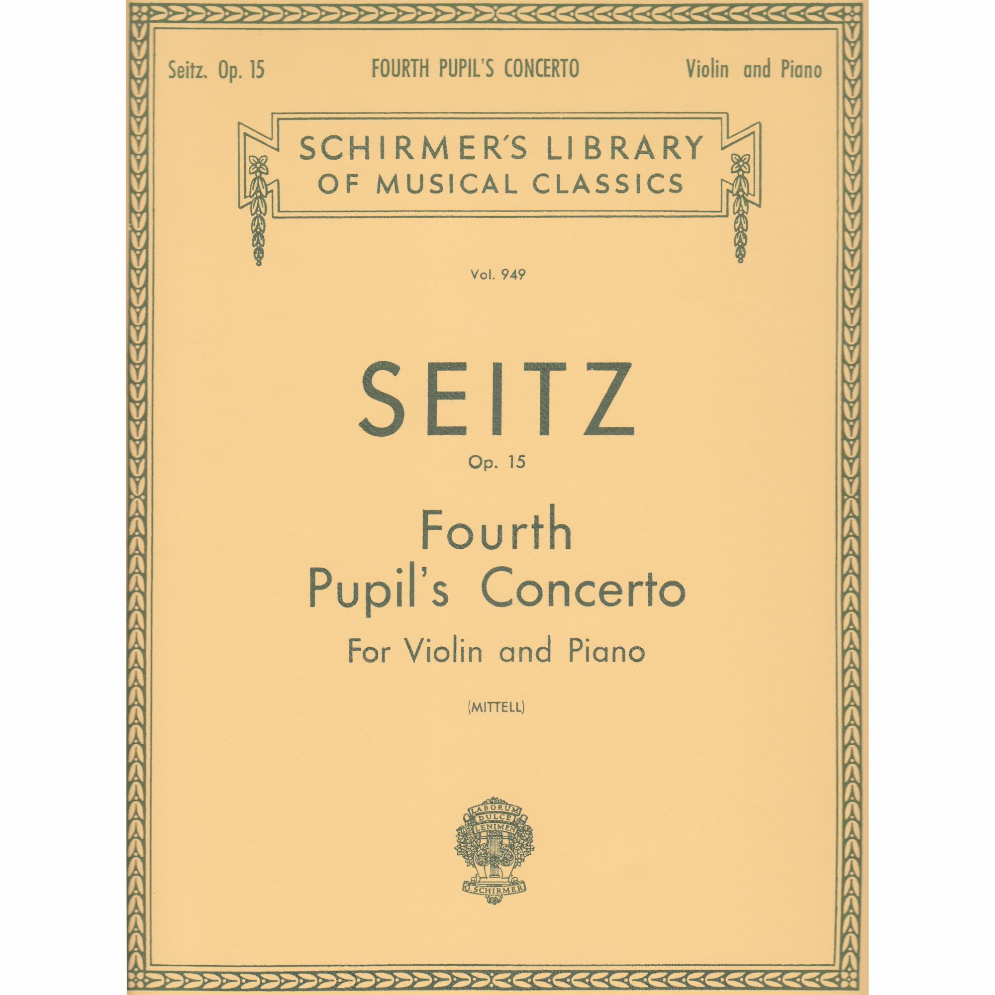Pupil's Violin Concerto No. 4 in D Major, Op. 15