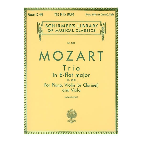 Trio No. 7 in E-flat Major (K.498) for Violin, Viola and Piano