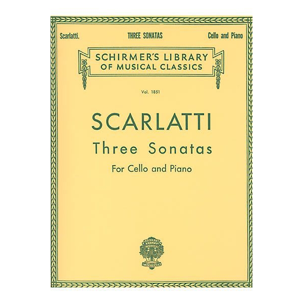 Three Sonatas for Cello and Piano