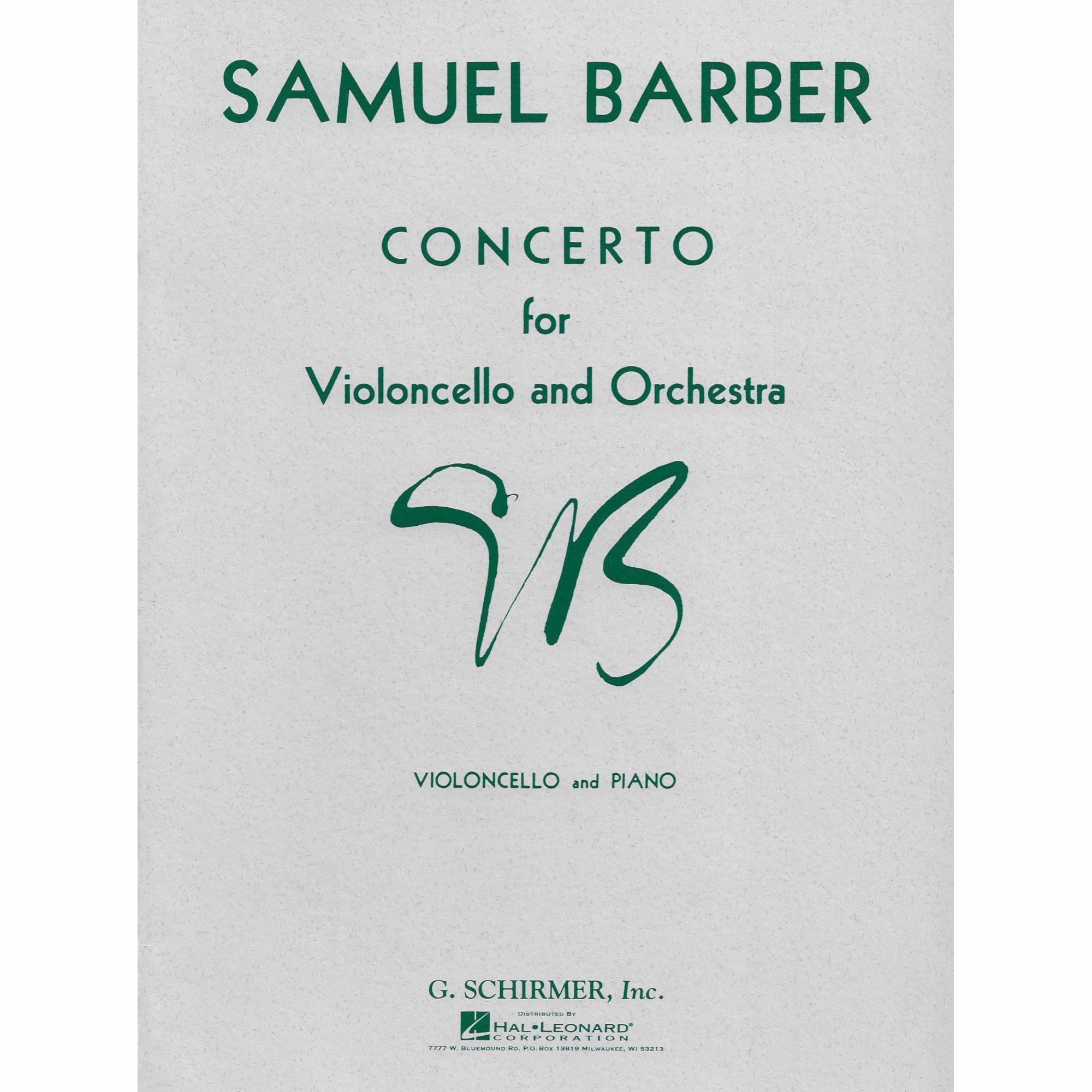 Cello Concerto, Op. 22