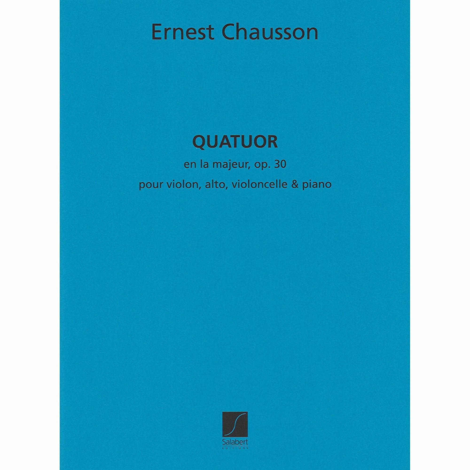 Chausson -- Piano Quartet in A Major, Op. 30