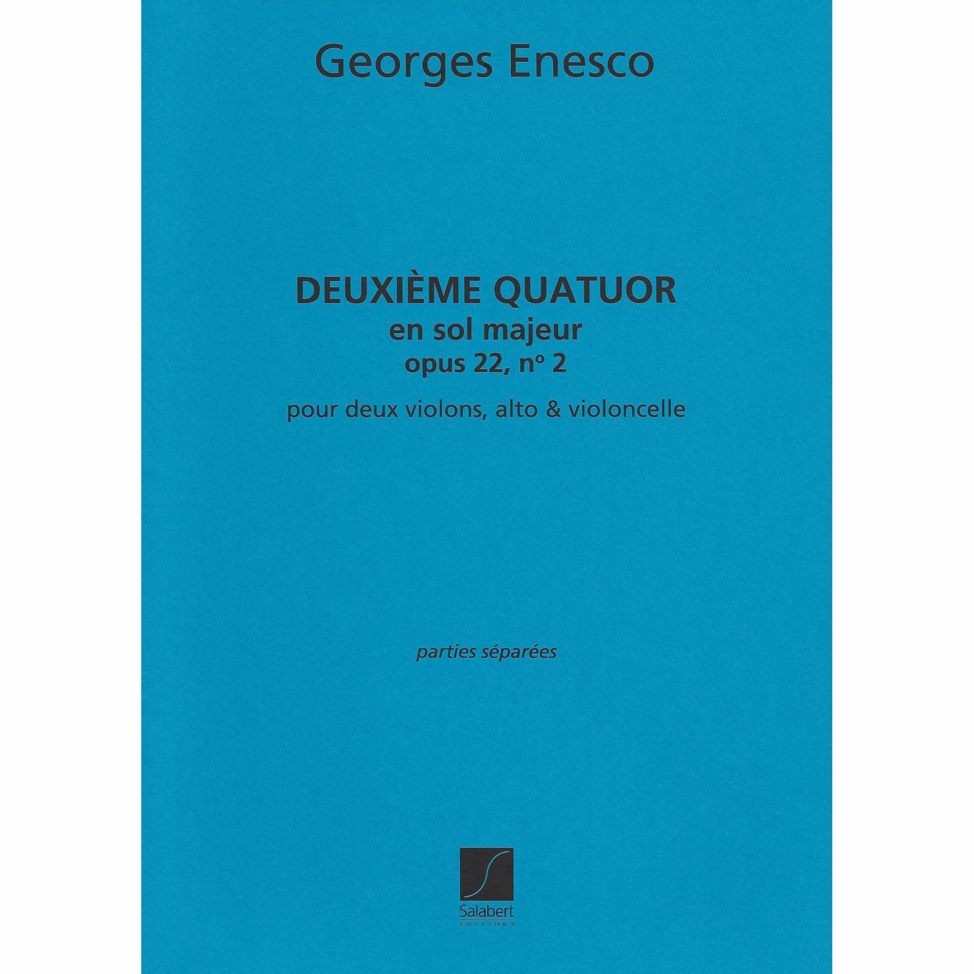 Enescu -- String Quartet No. 2 in G Major, Op. 22, No. 2